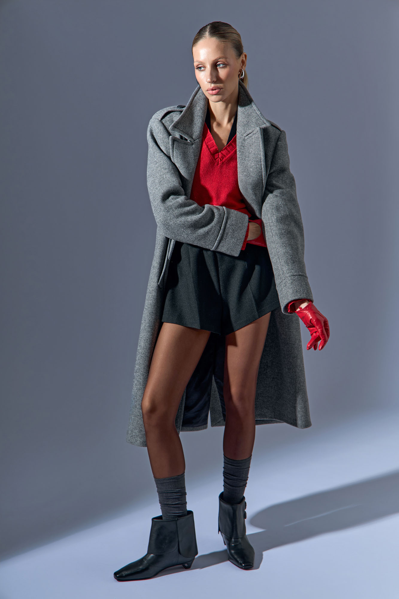 RP-GK25050-6 Ботильоны закрытые Red Pin Черный