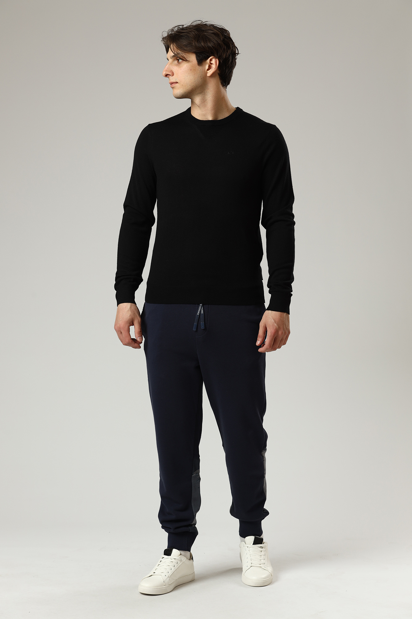 3LZPHA_ZJEFZ Брюки спортивные джоггеры Armani Exchange Синий