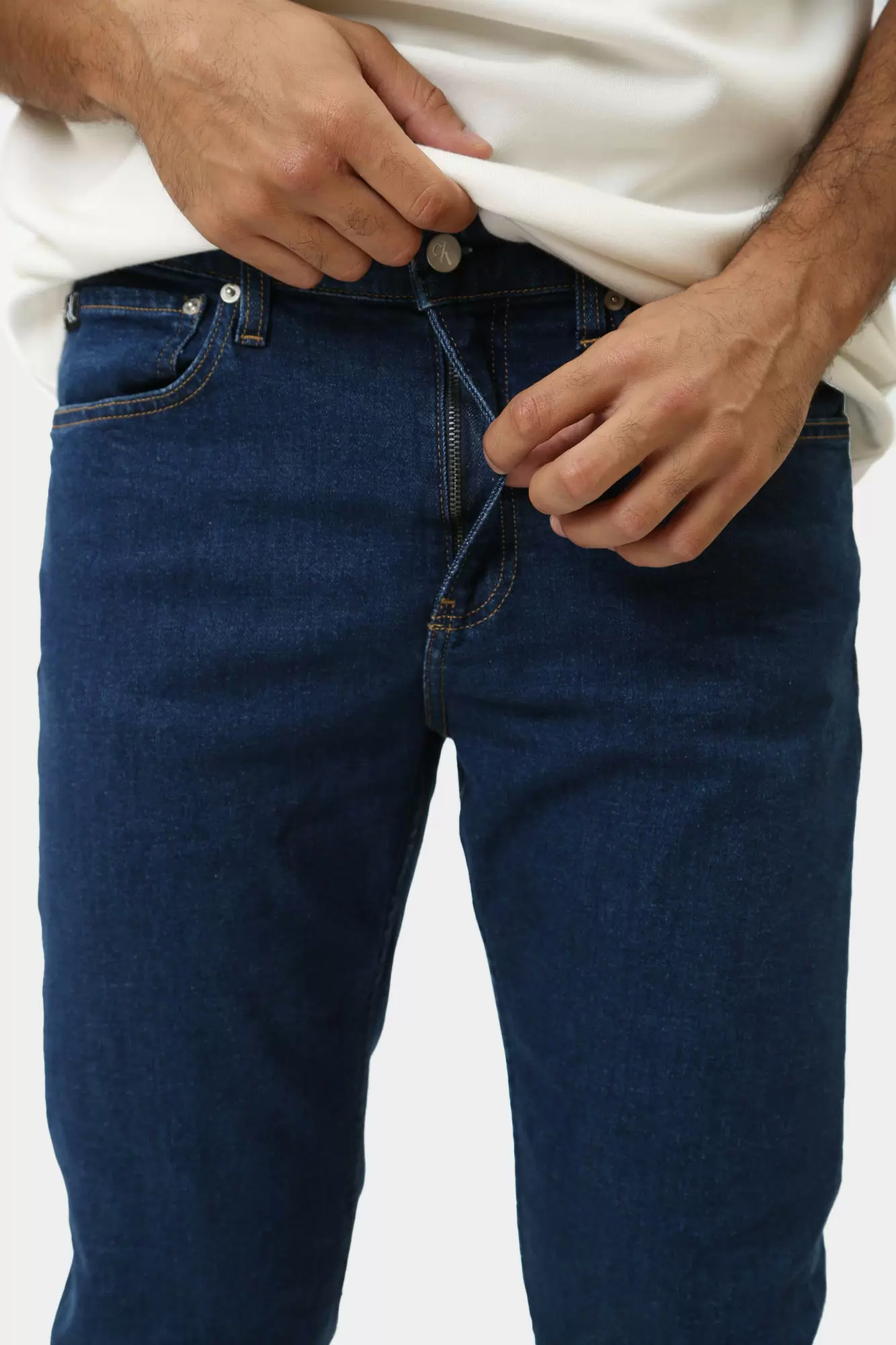 J30J325888 Брюки джинсовые Calvin Klein Jeans Синий