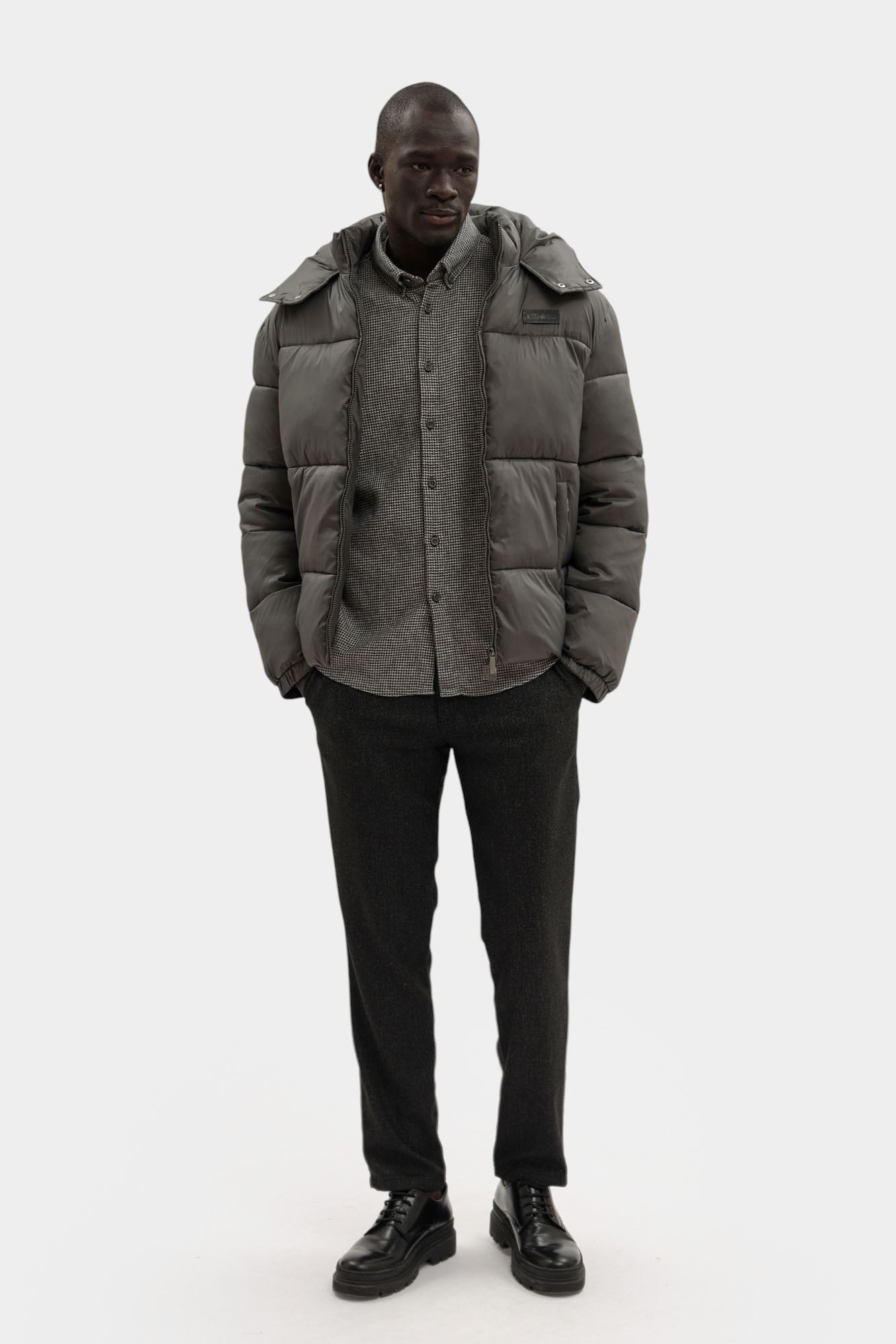 BMG1014 Пуховик Bikkembergs Черный