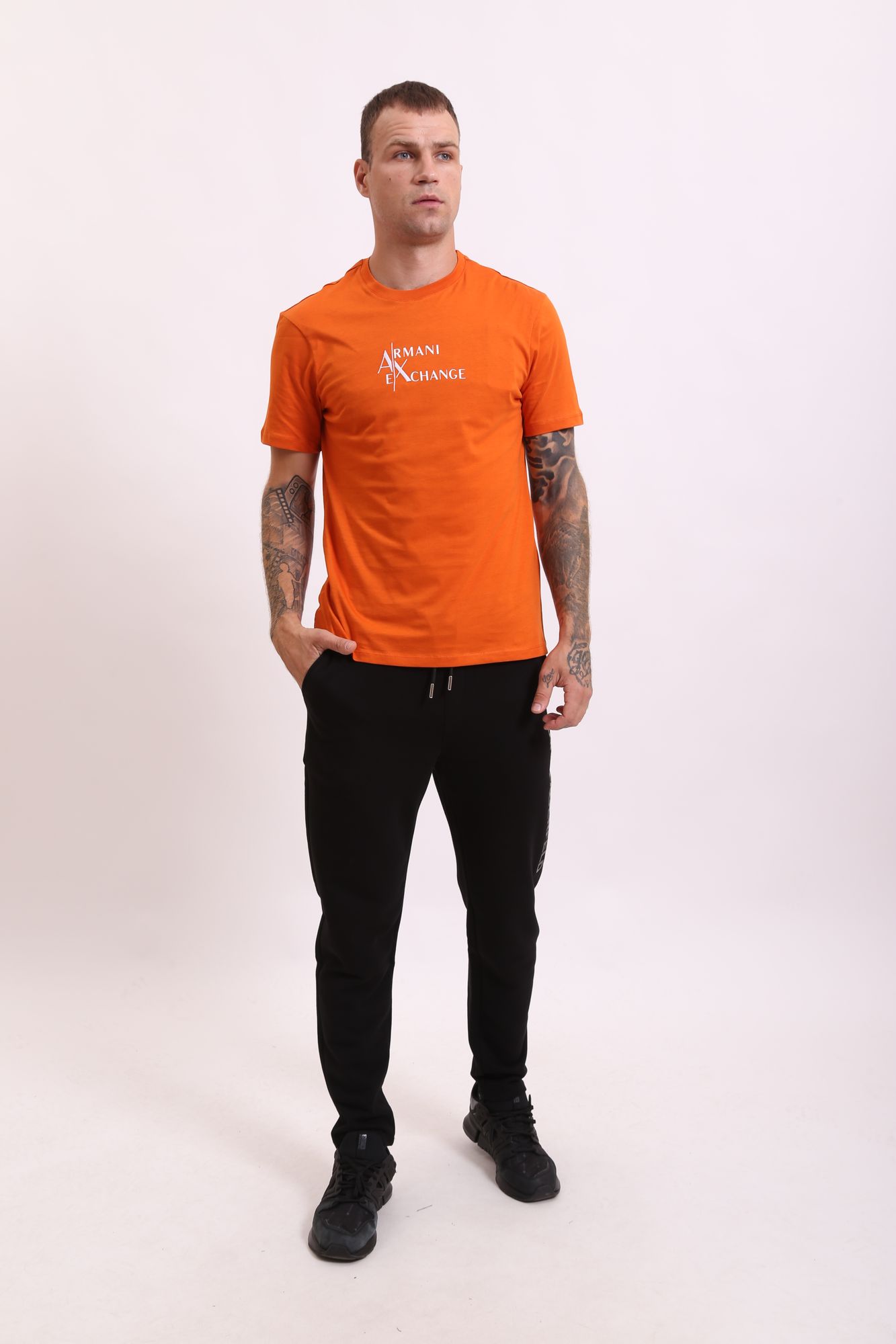 6KZTAX_ZJ5LZ Футболка Armani Exchange Оранжевый