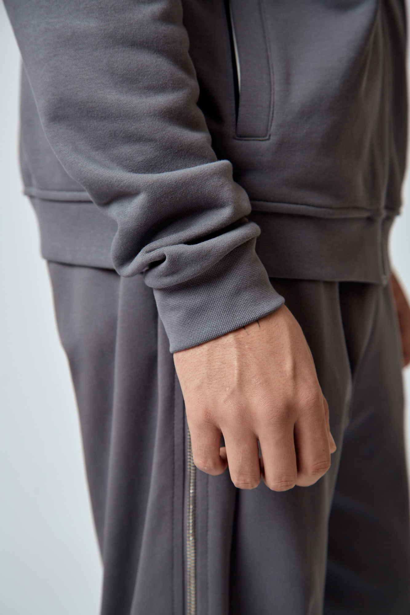 VM-OMA-53-349 Толстовка с капюшоном Van Mich Серый