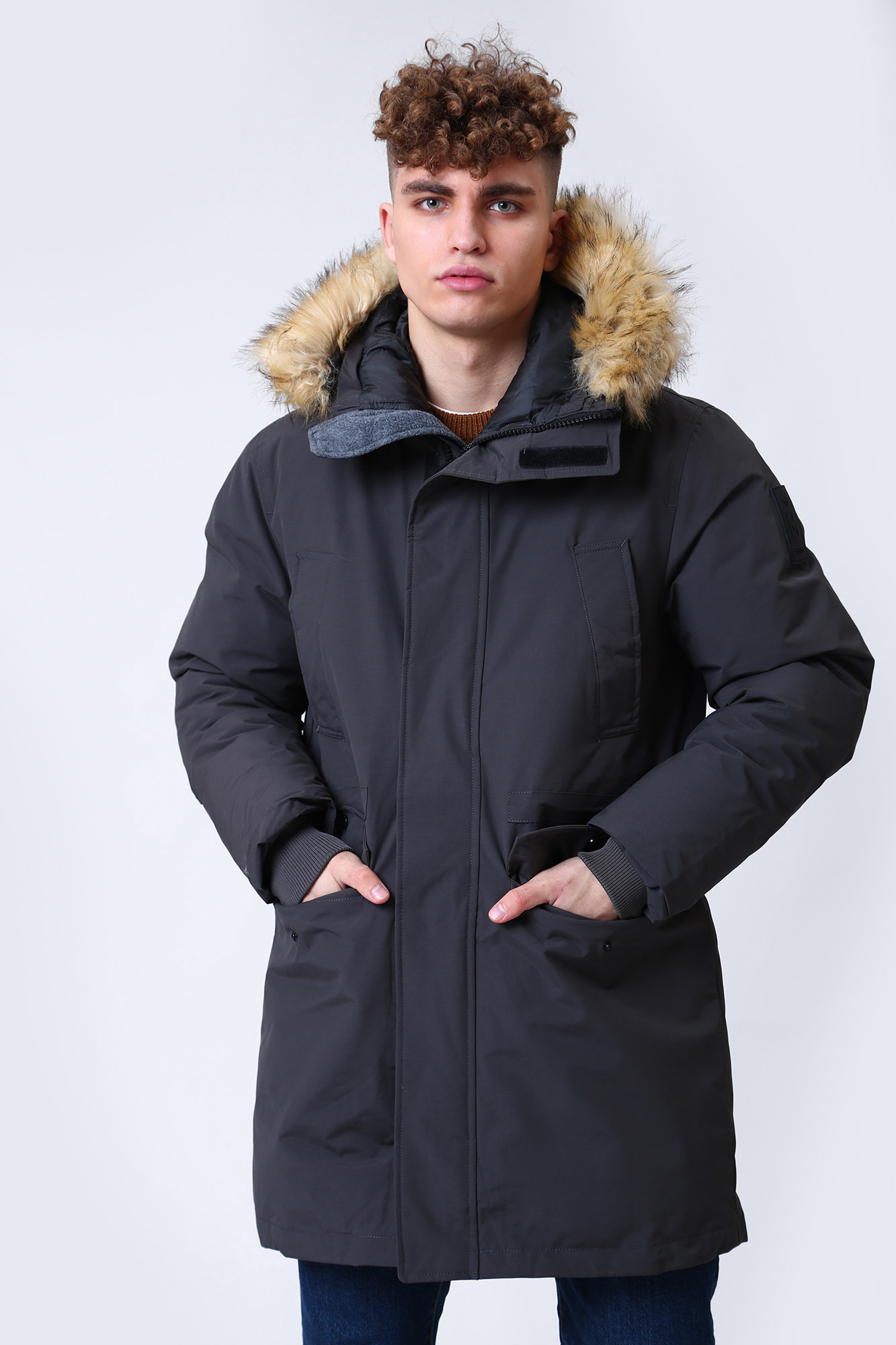 1012701-4070 Куртка утепленная Mustang Серый