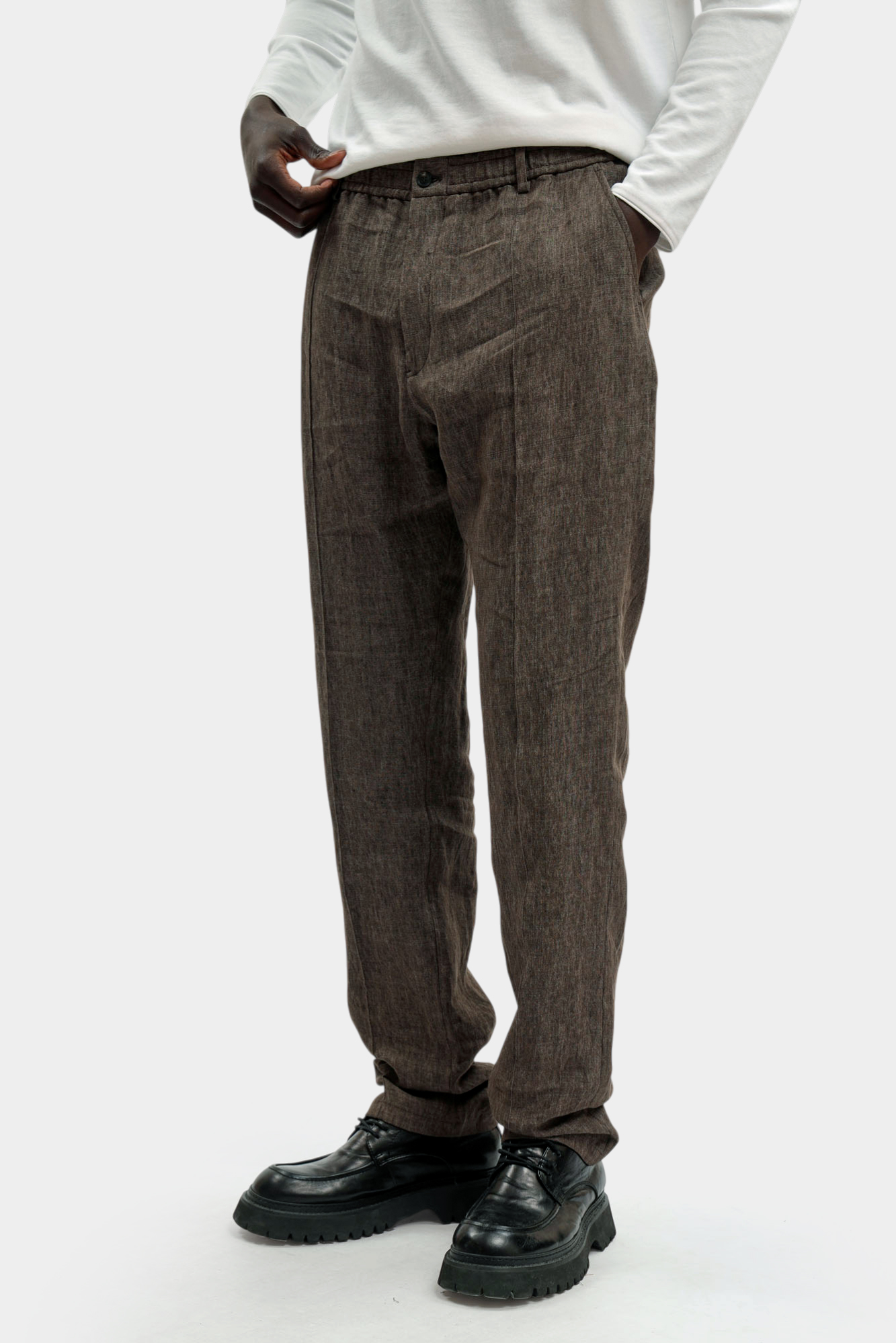 EM004672_TE10410 Брюки Emporio Armani Коричневый