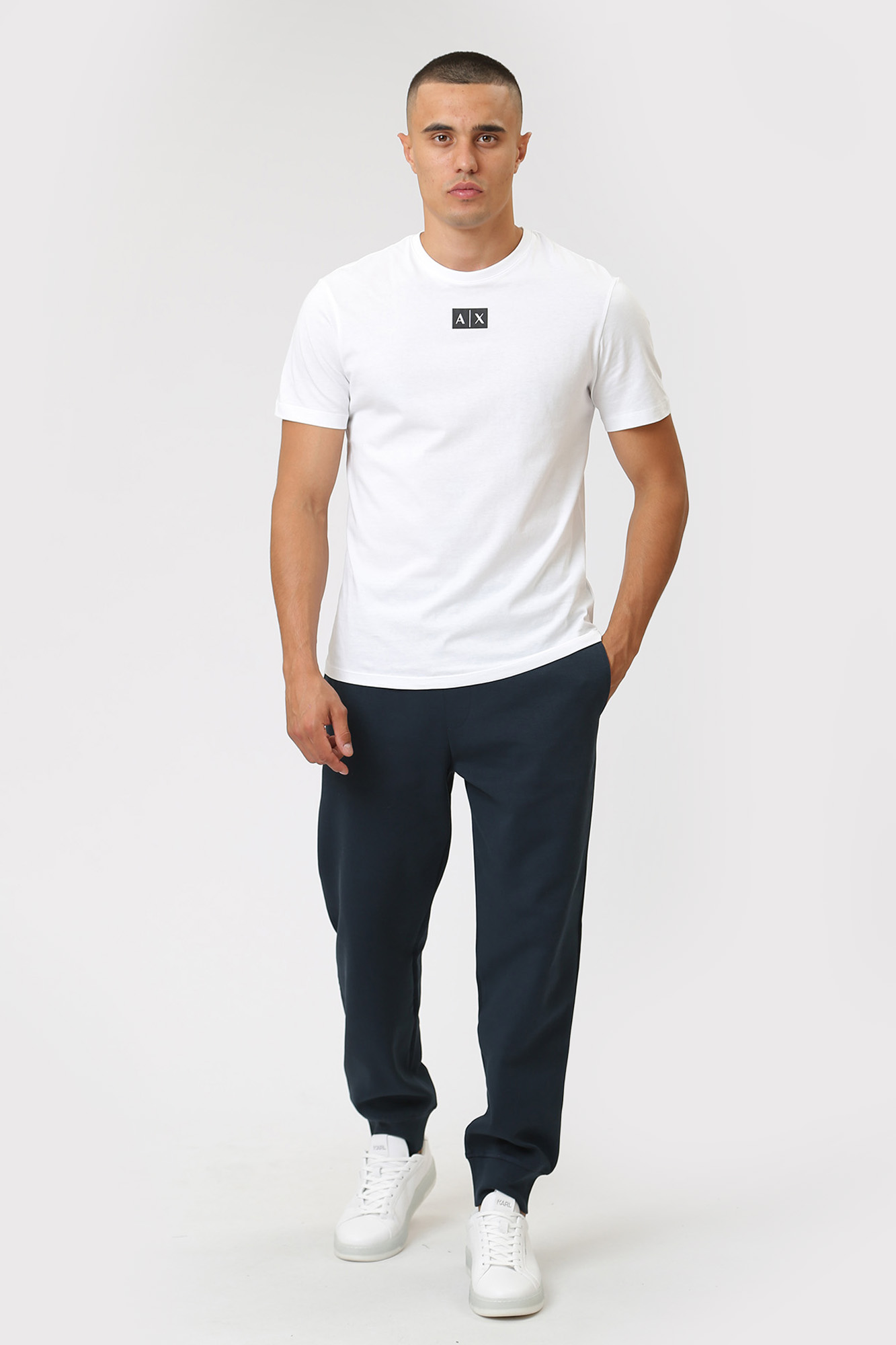 6RZPCA_ZJ9QZ Брюки спортивные Armani Exchange Синий