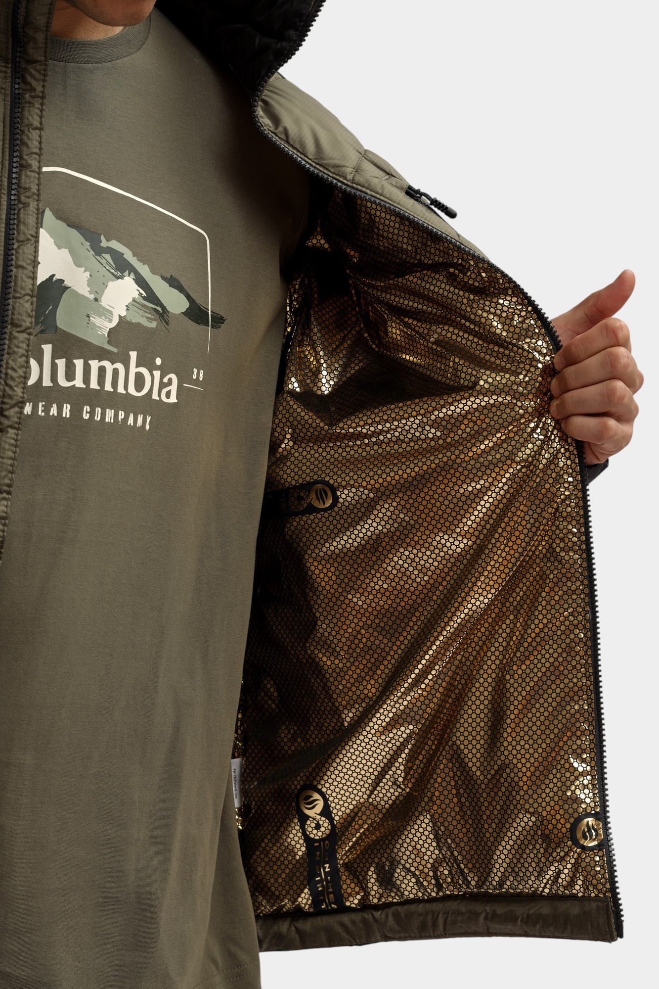 2086891 Куртка Columbia Зеленый