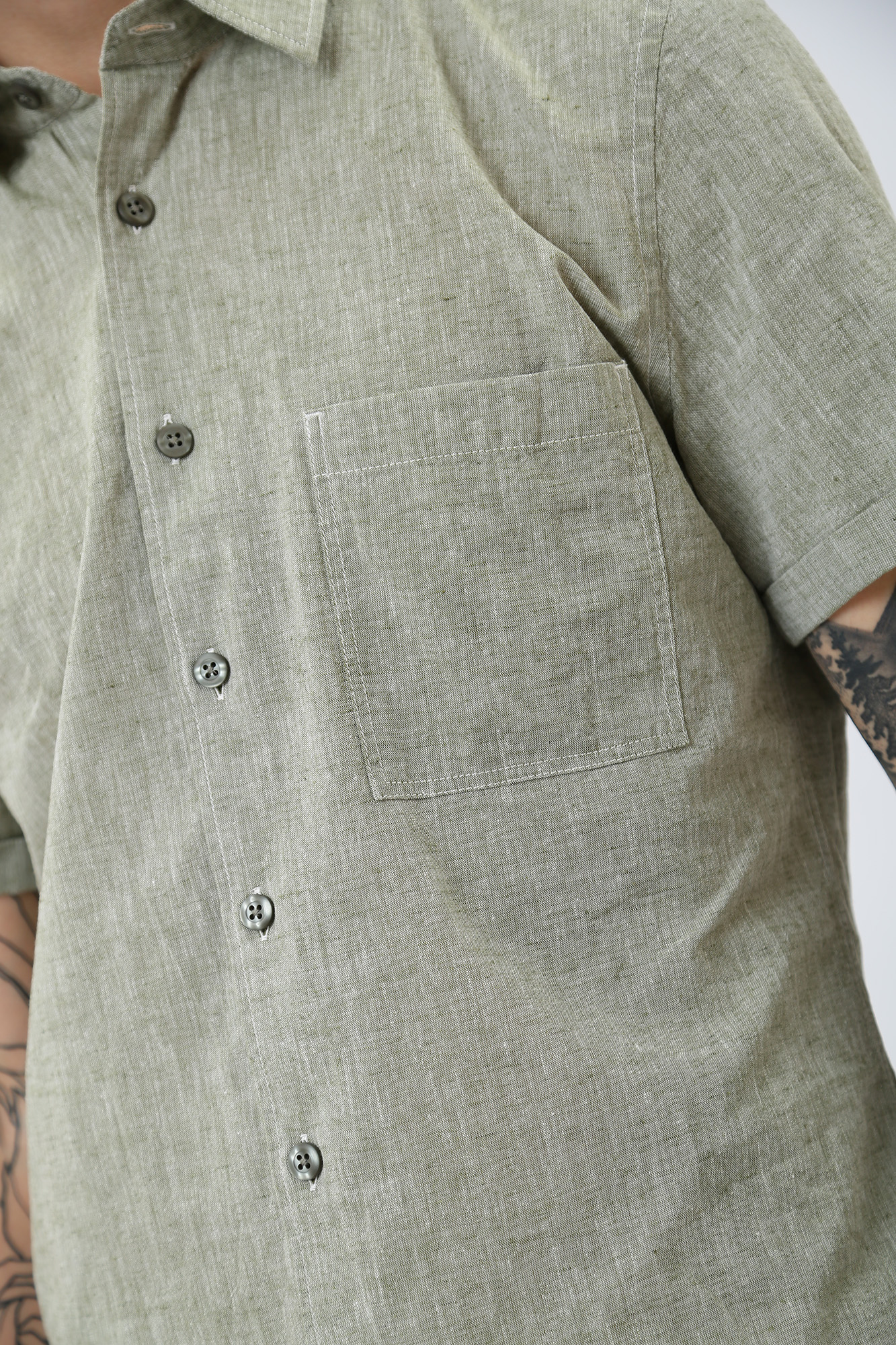 30031404_10011466 Сорочка Strellson Зеленый