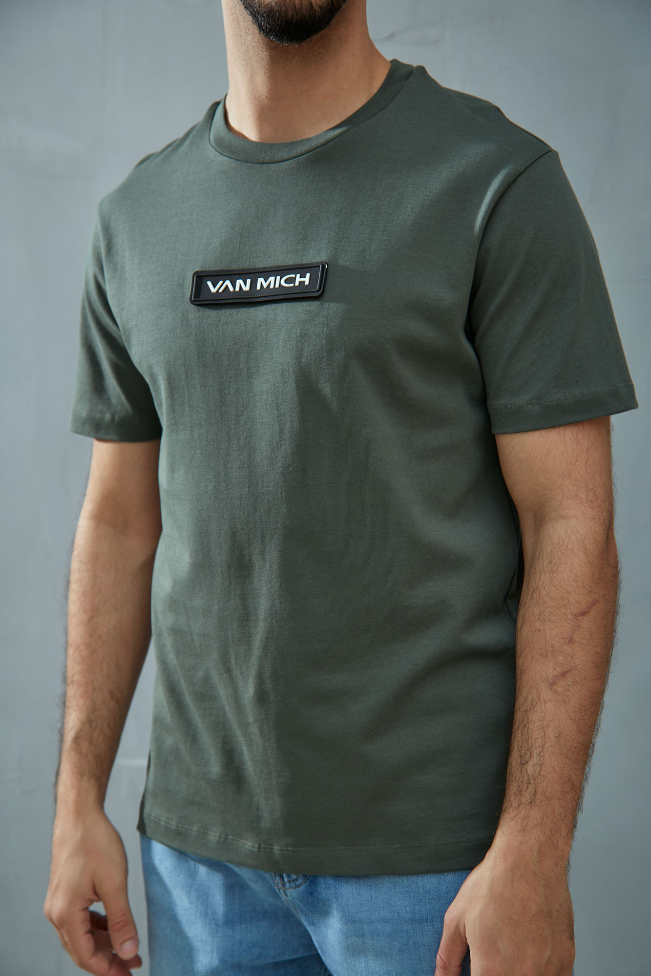 VM-ERK-22-050 Футболка Van Mich Зеленый