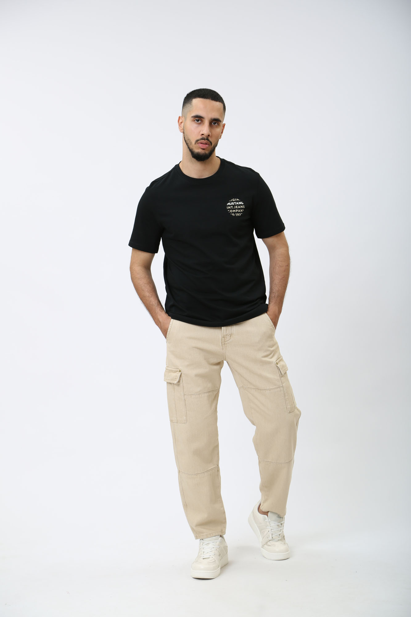 1014929 Футболка Mustang Черный