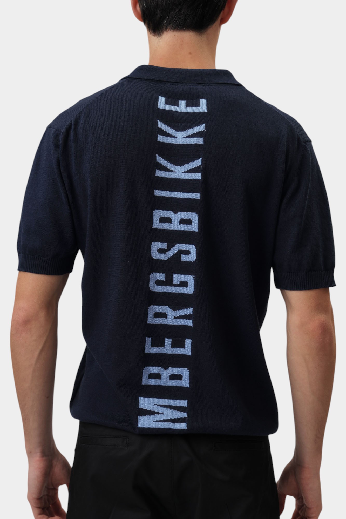 BMM0803 Поло трикотажное Bikkembergs Синий