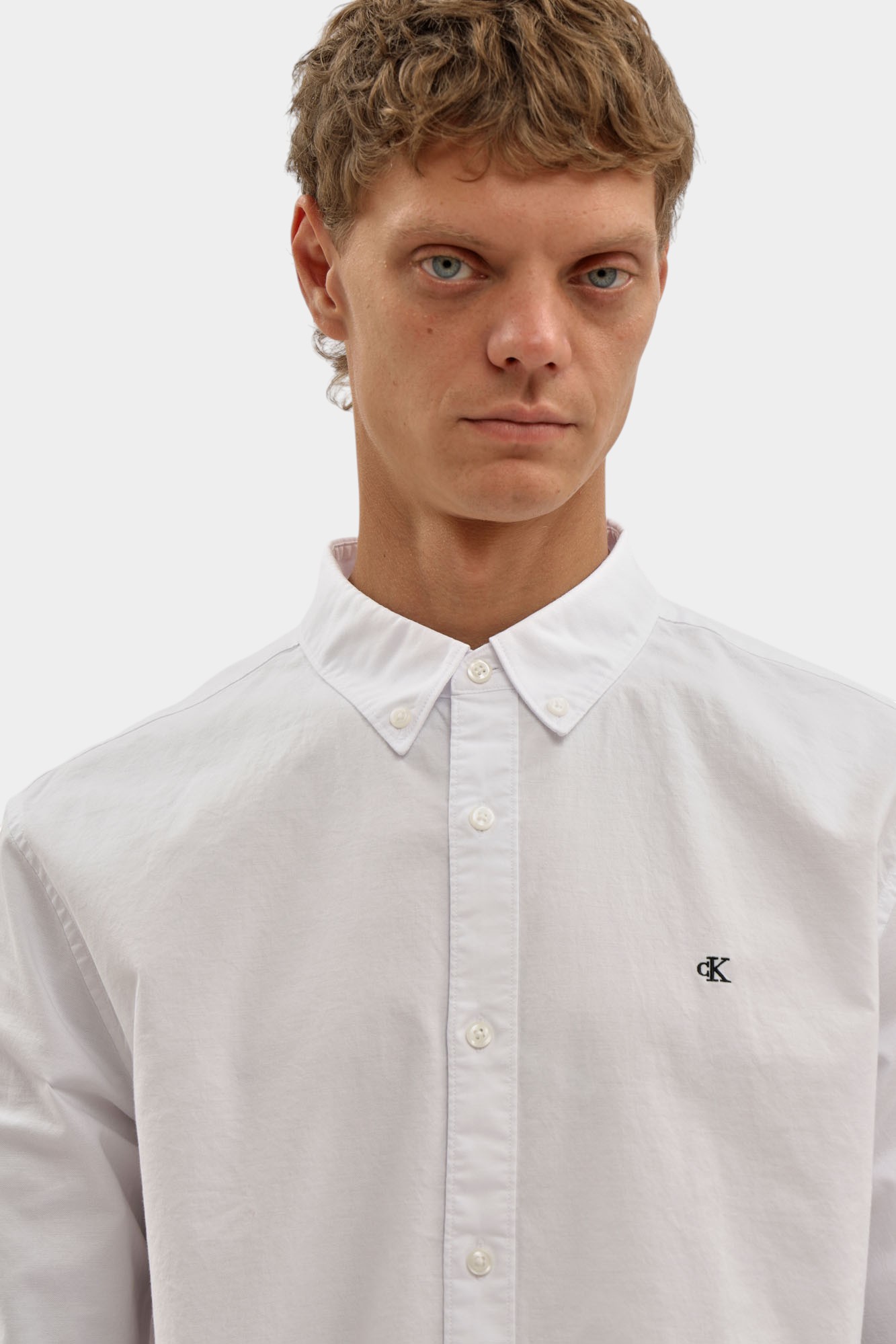 LV140EM125 Рубашка Calvin Klein Jeans Белый