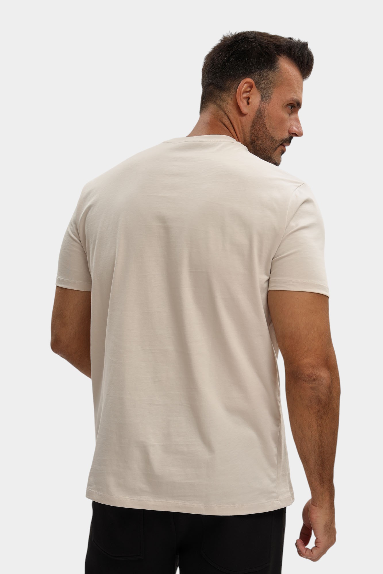 XM001425_AF10361 Футболка Armani Exchange Бежевый