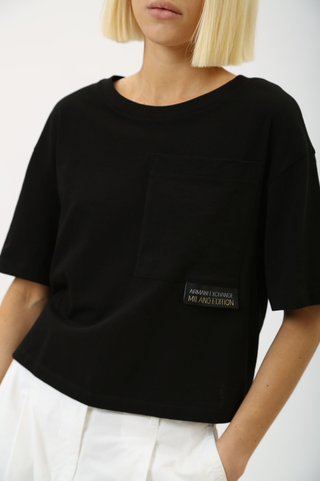 3DYT37_YJ3RZ кроп-топ armani exchange 