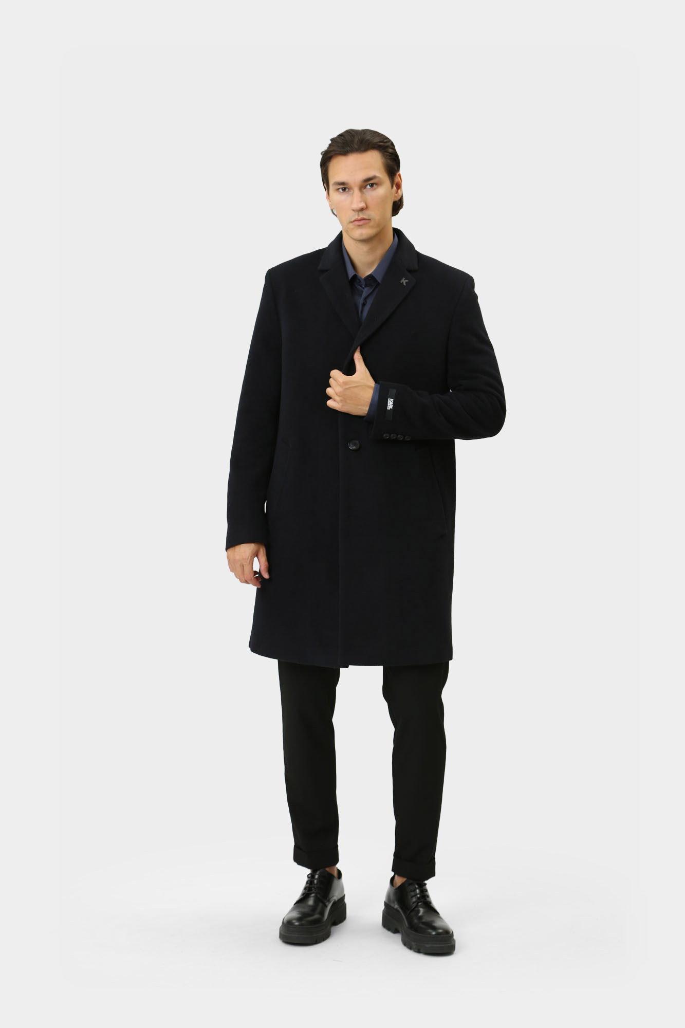 Пальто Karl Lagerfeld Синий