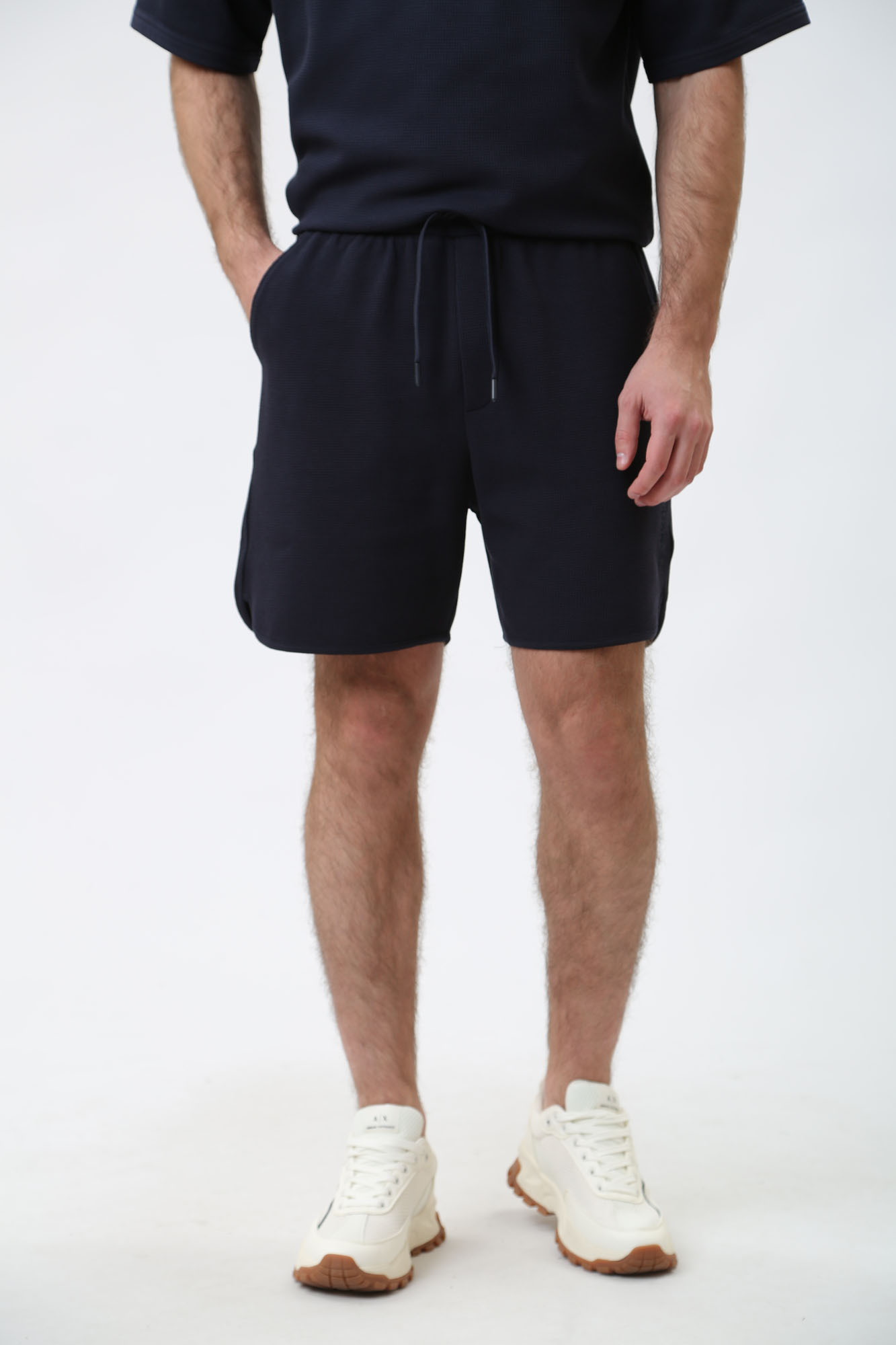 3DZSHA_ZJXQZ Шорты трикотажные Armani Exchange Синий