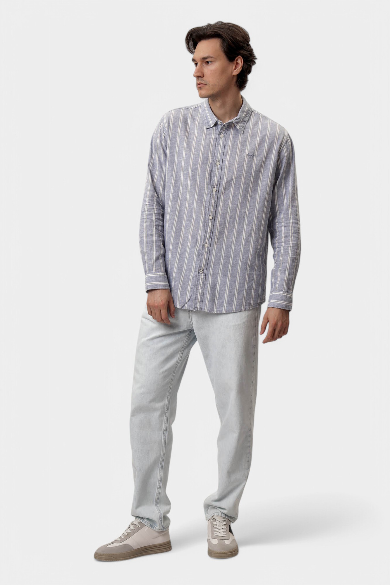 PM308837 Рубашка Pepe Jeans Голубой