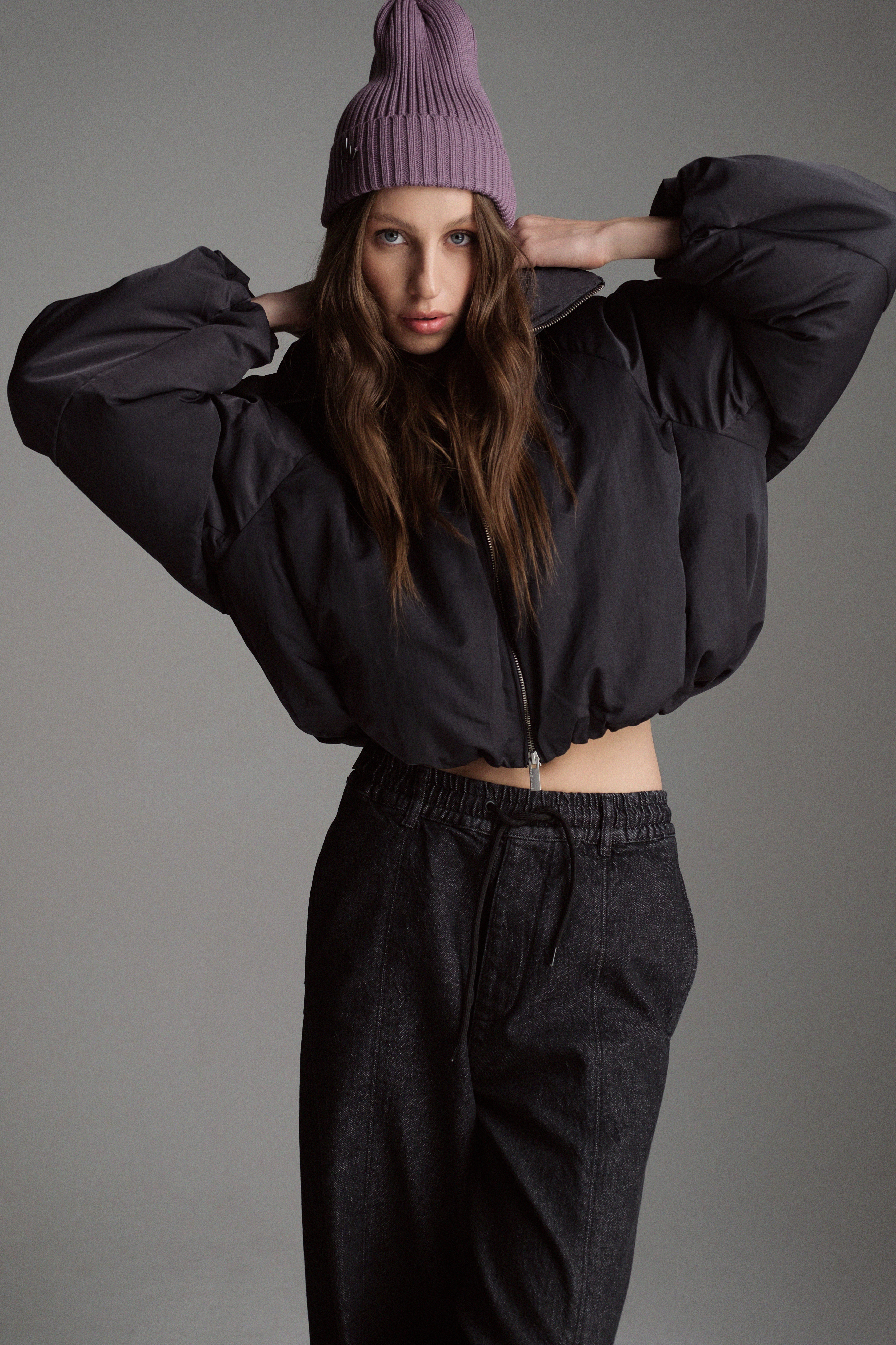 U-242-TCT-079 Шапка The Hills Фиолетовый