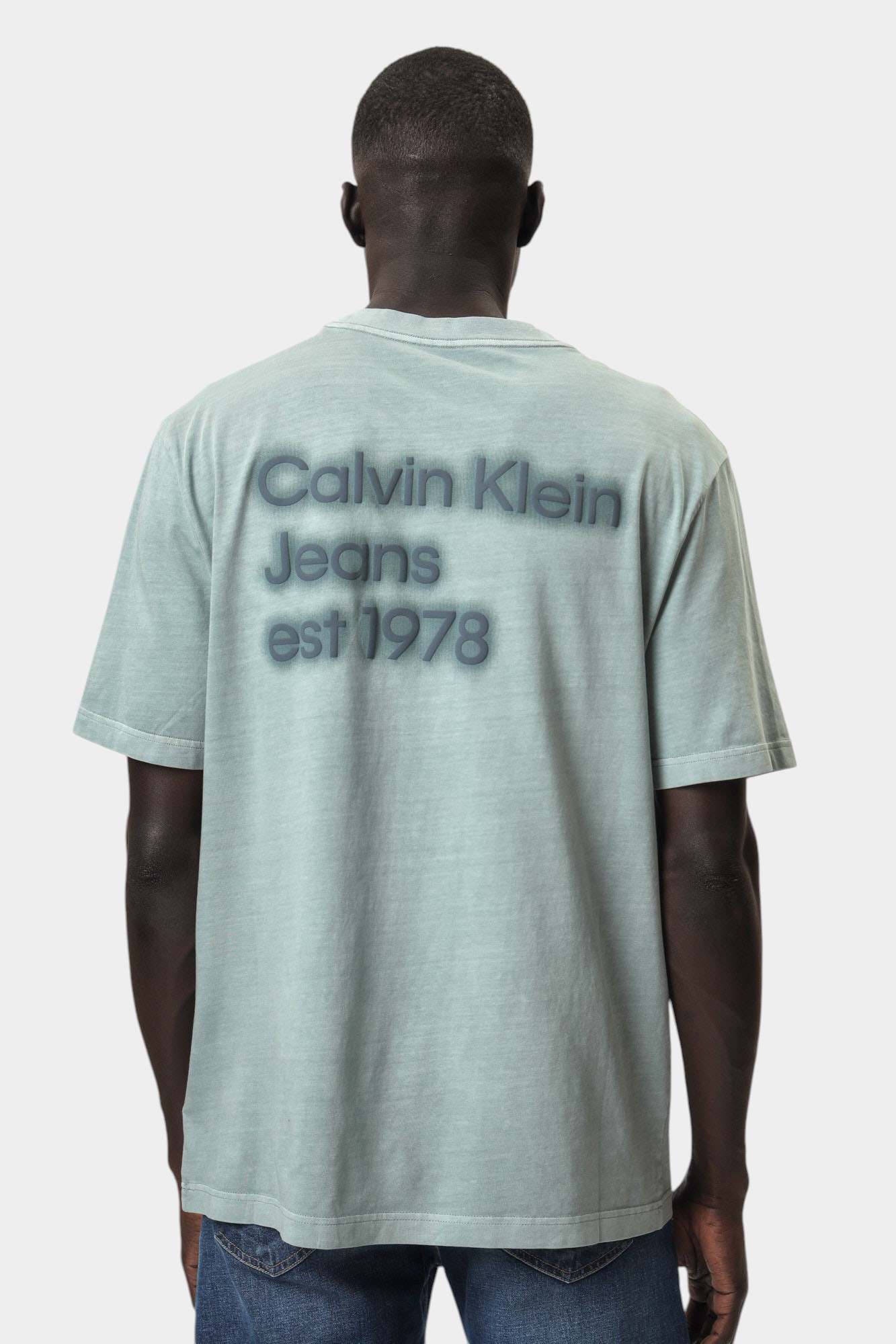 J30J327078 Футболка Calvin Klein Jeans Голубой
