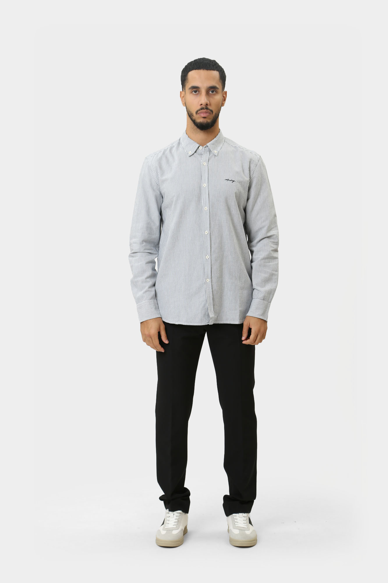 1015620 Рубашка с длинным рукавом Mustang Синий