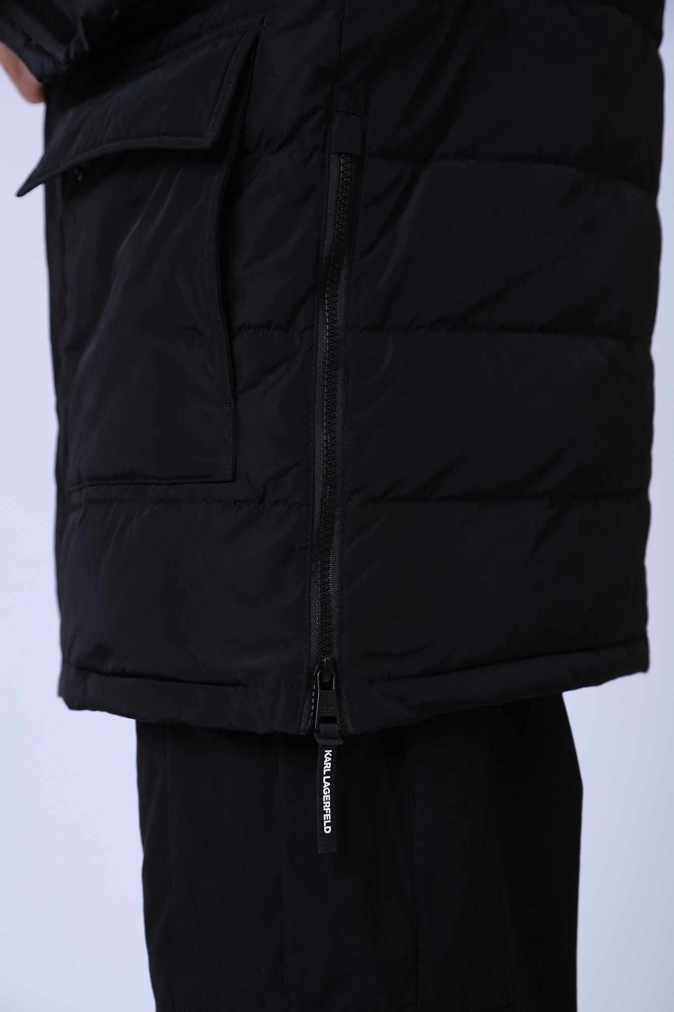 524501_455001 Пальто пуховое Karl Lagerfeld Черный