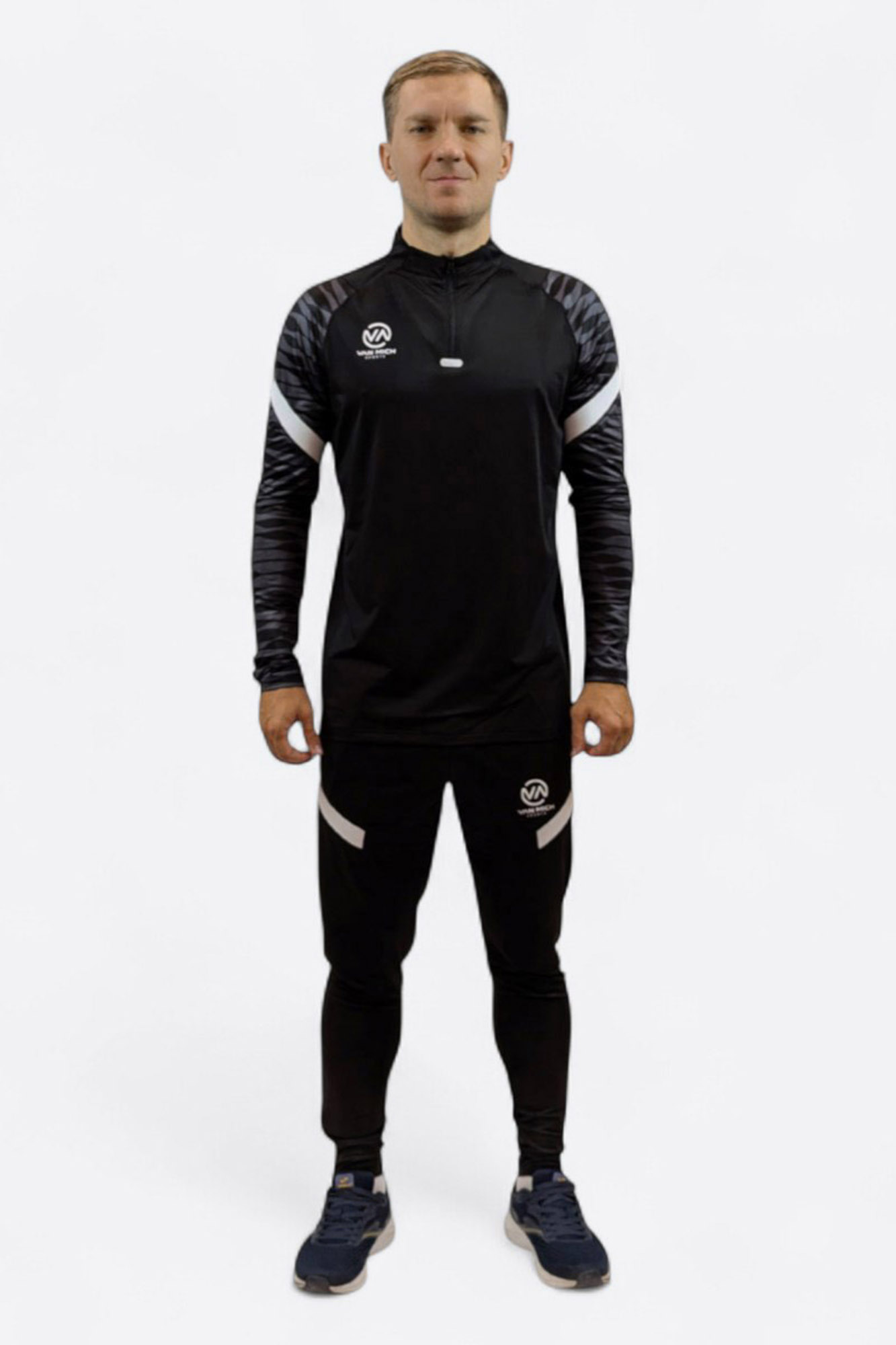 JSH0325 Джемпер тренировочный Van Mich Sports Черный