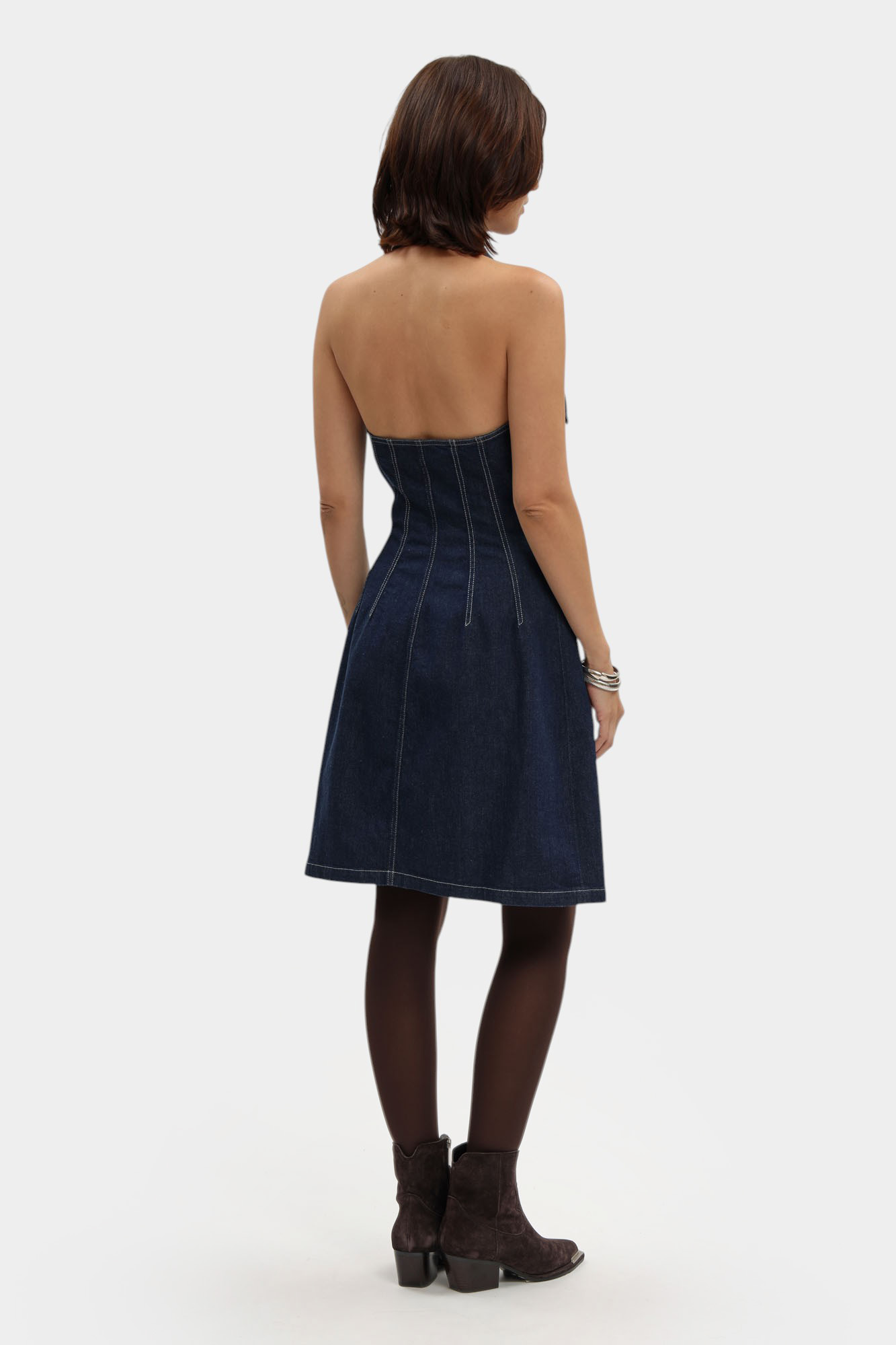 EW000752_AF12436_ платье джинсовое emporio armani 