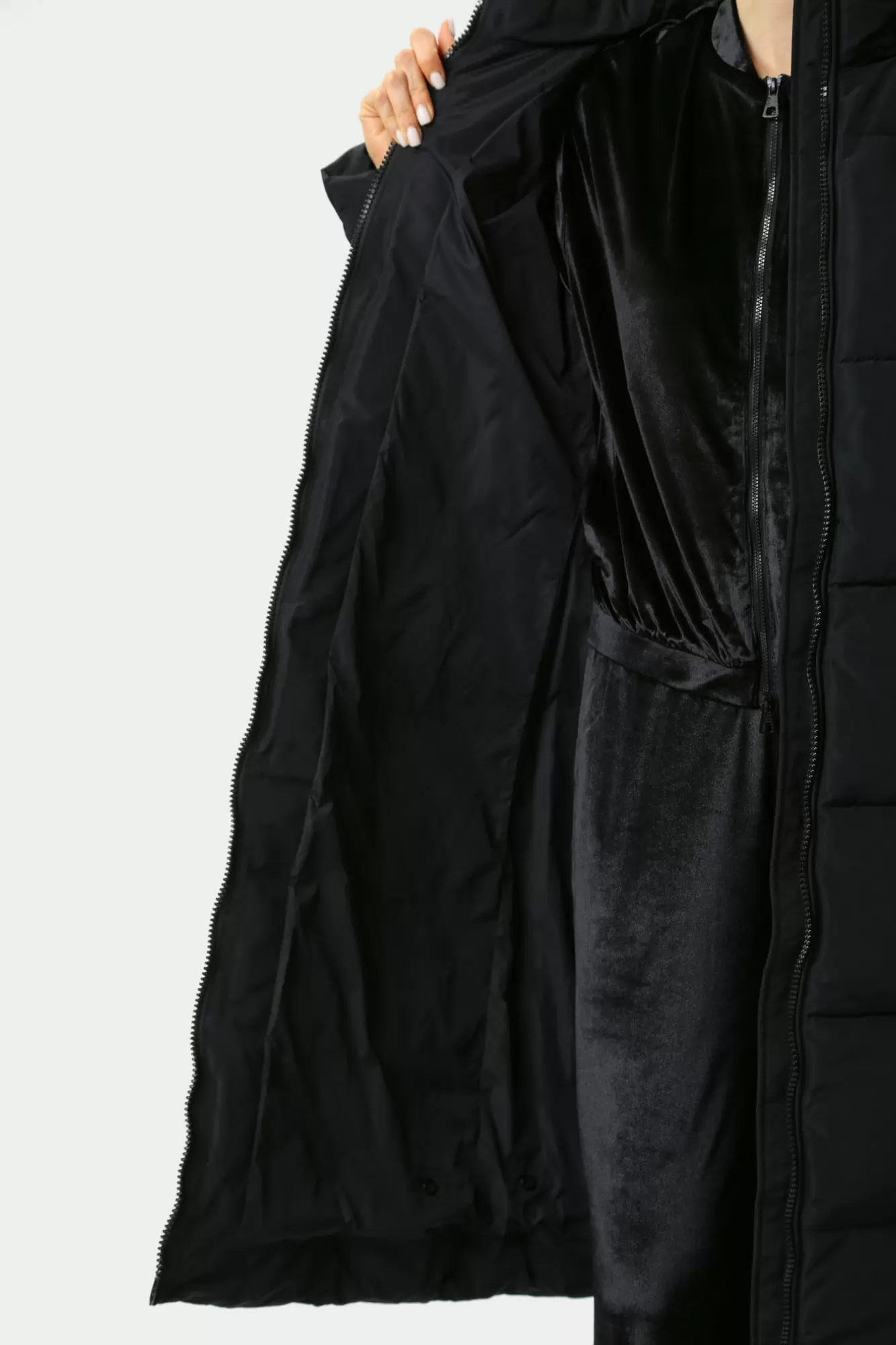 6DTL01_TN8AZ пальто пуховое ea7 