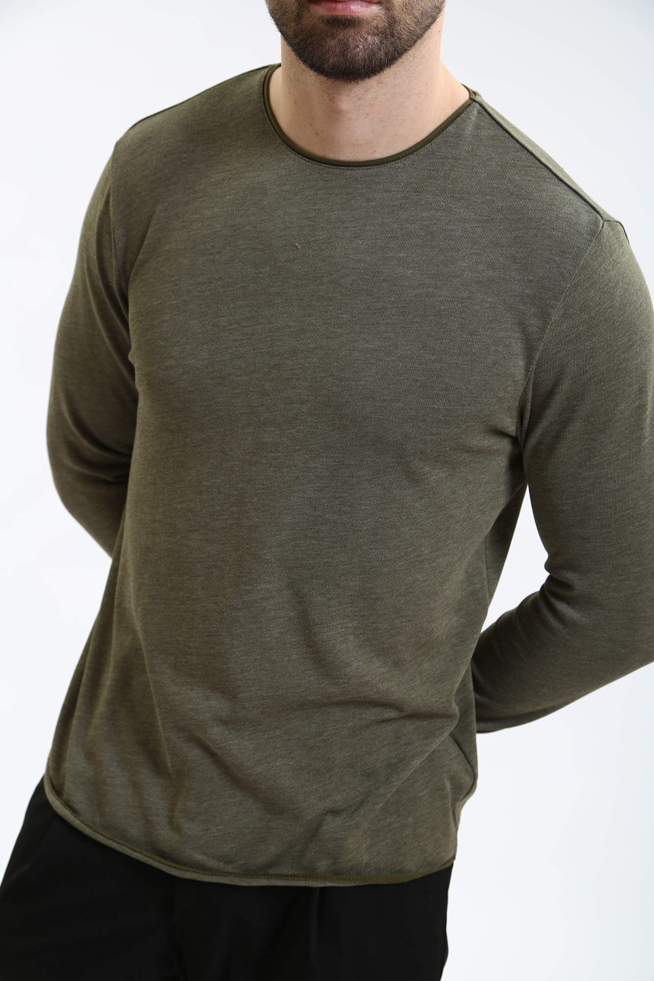 30039854_10008529 Лонгслив Strellson Зеленый