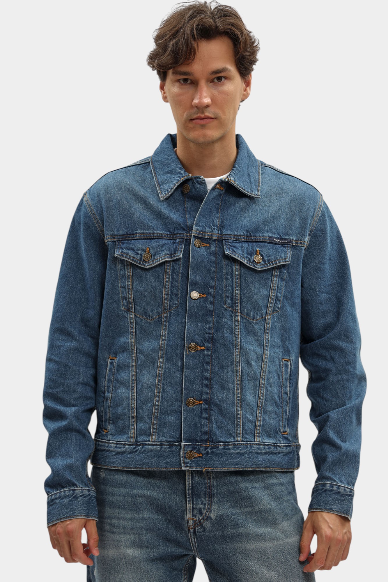 PM4027154A0 Куртка джинсовая Pepe Jeans Синий