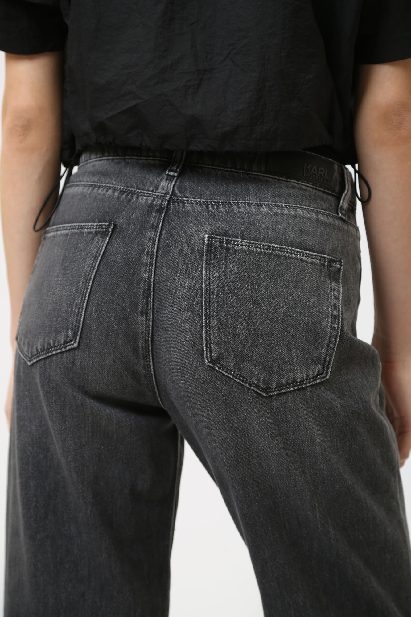 240W1104 брюки джинсовые karl lagerfeld 