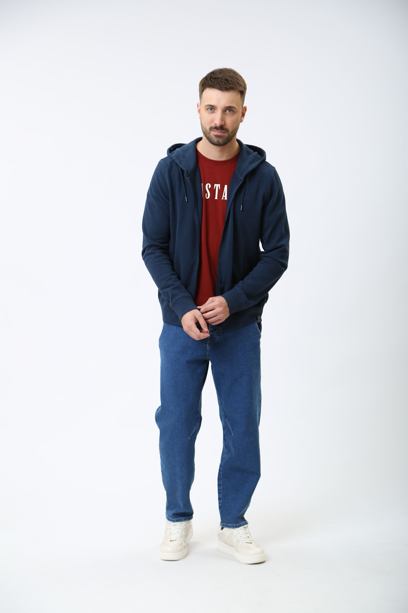 1014795 Толстовка Mustang Синий