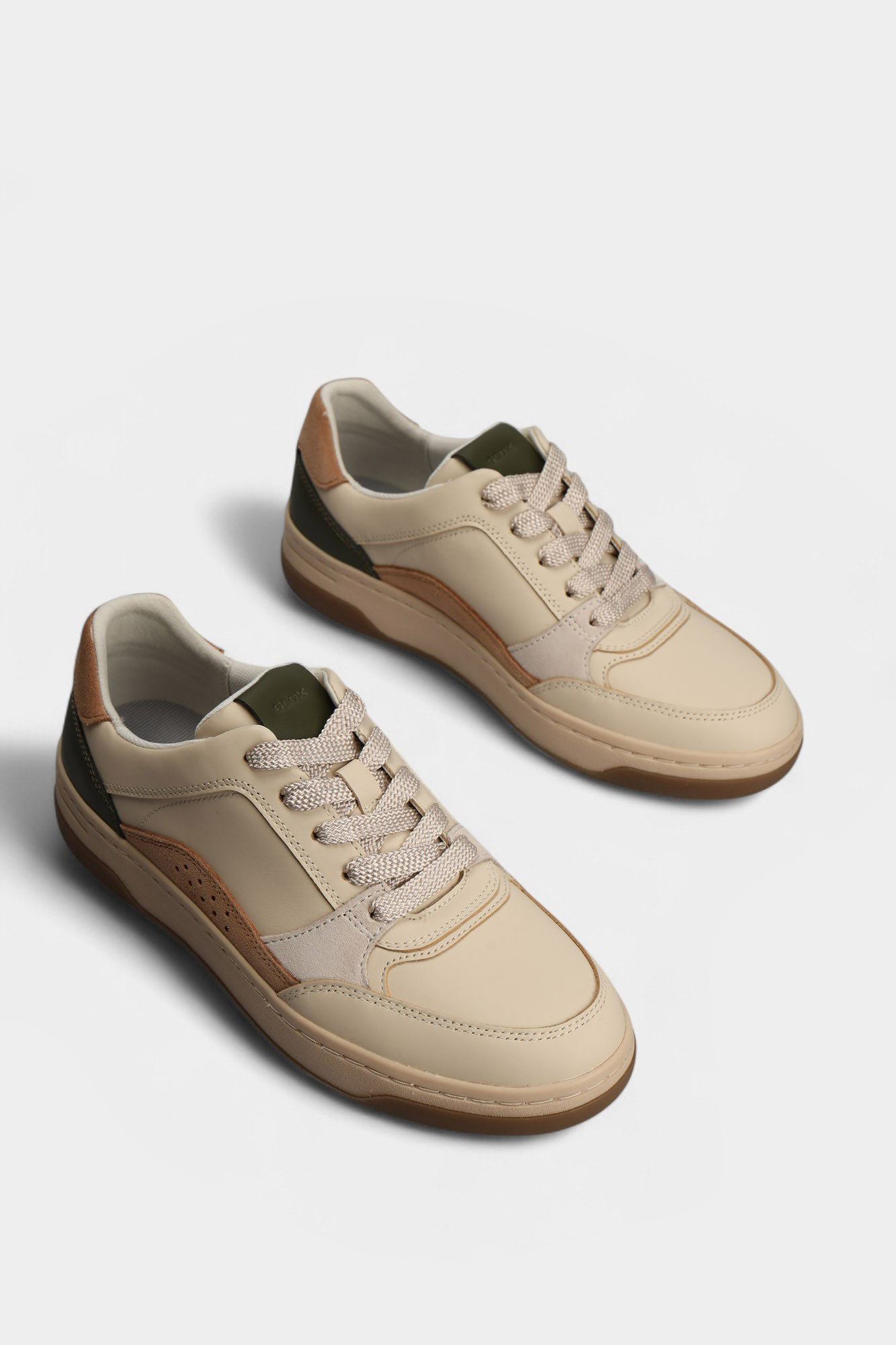 D564QB08522 Кеды Geox Бежевый