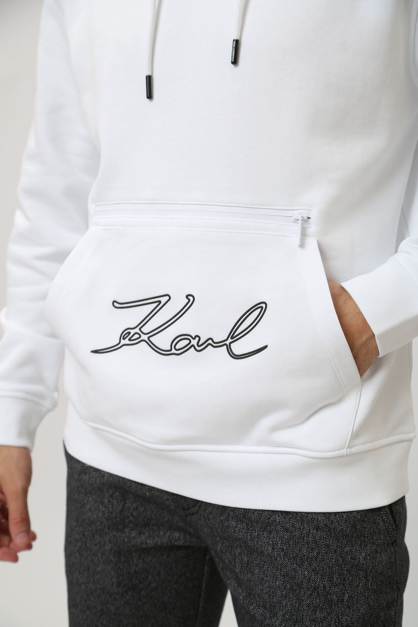 541900_705069 Худи Karl Lagerfeld Белый