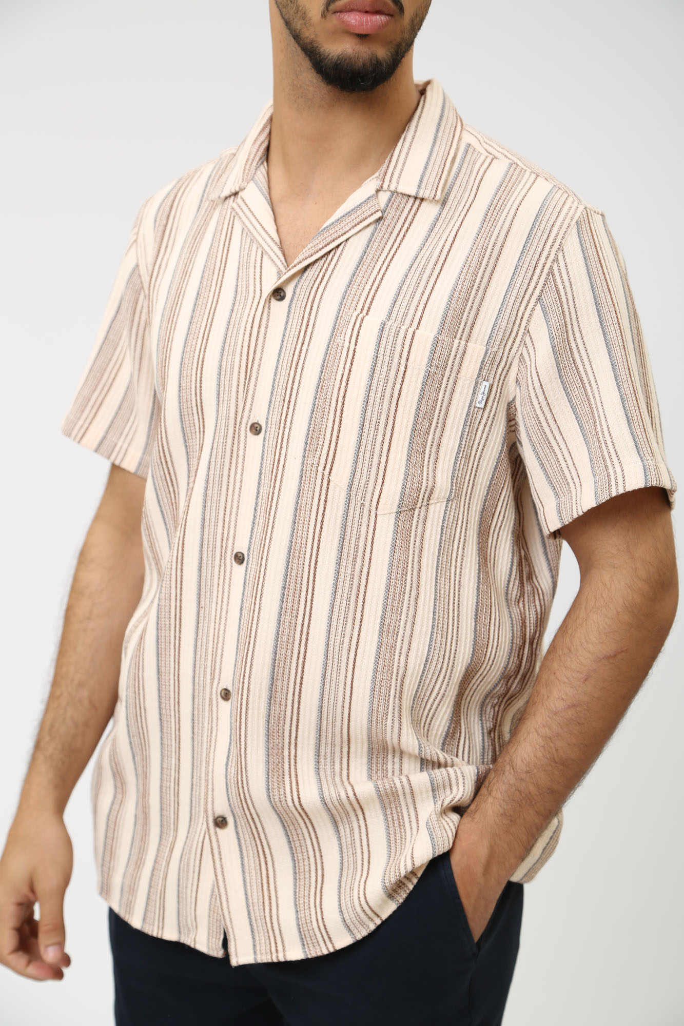 PM308488 Рубашка Pepe Jeans Бежевый