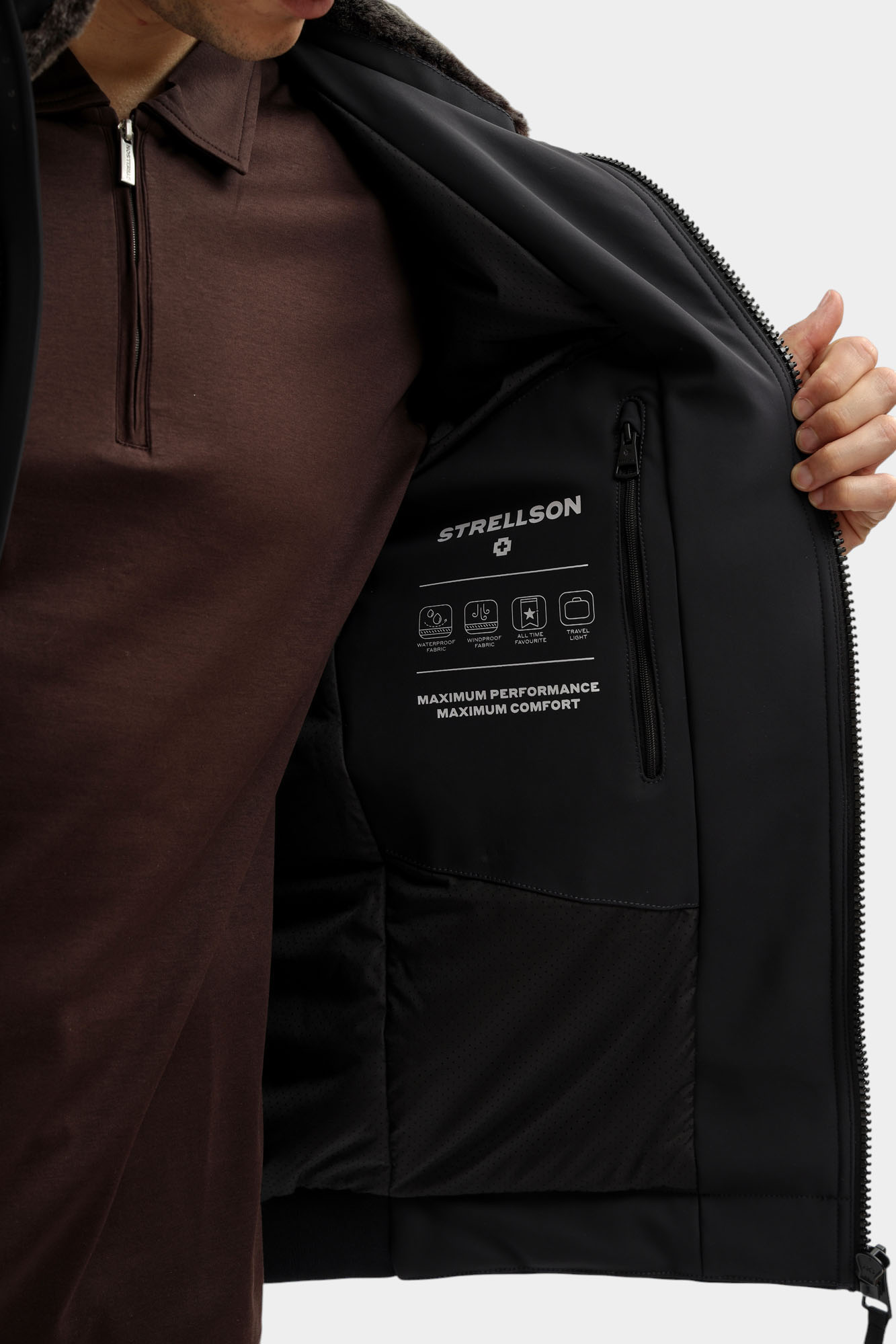 30047561_10018403 Куртка Strellson Синий