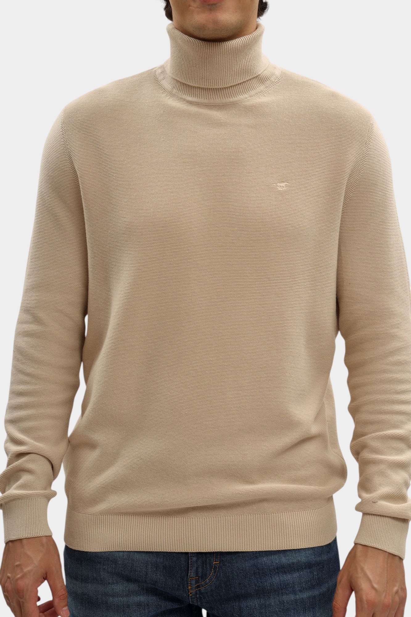 1016848 Водолазка Mustang Бежевый