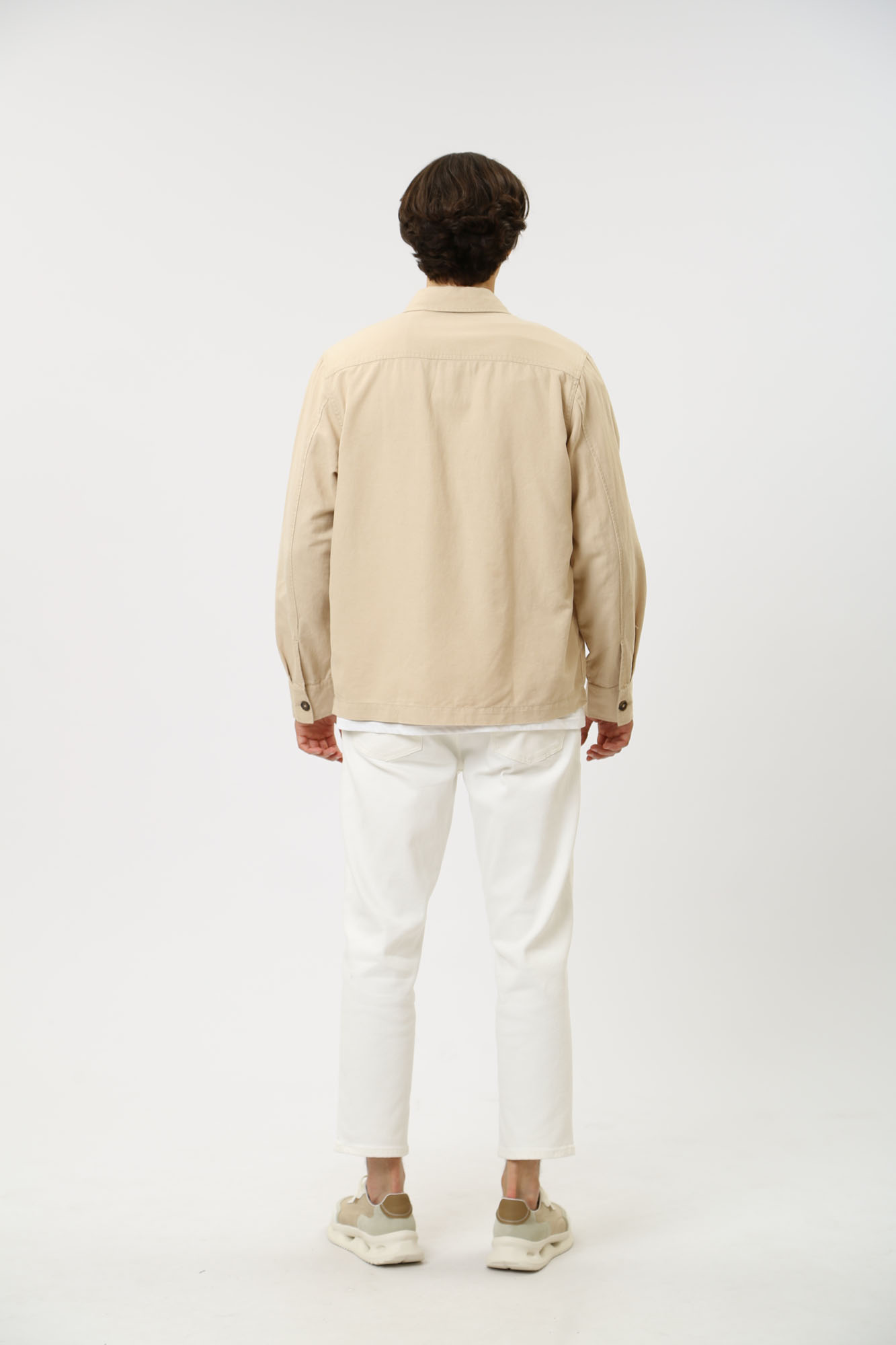 1014775 Рубашка с длинным рукавом Mustang Бежевый