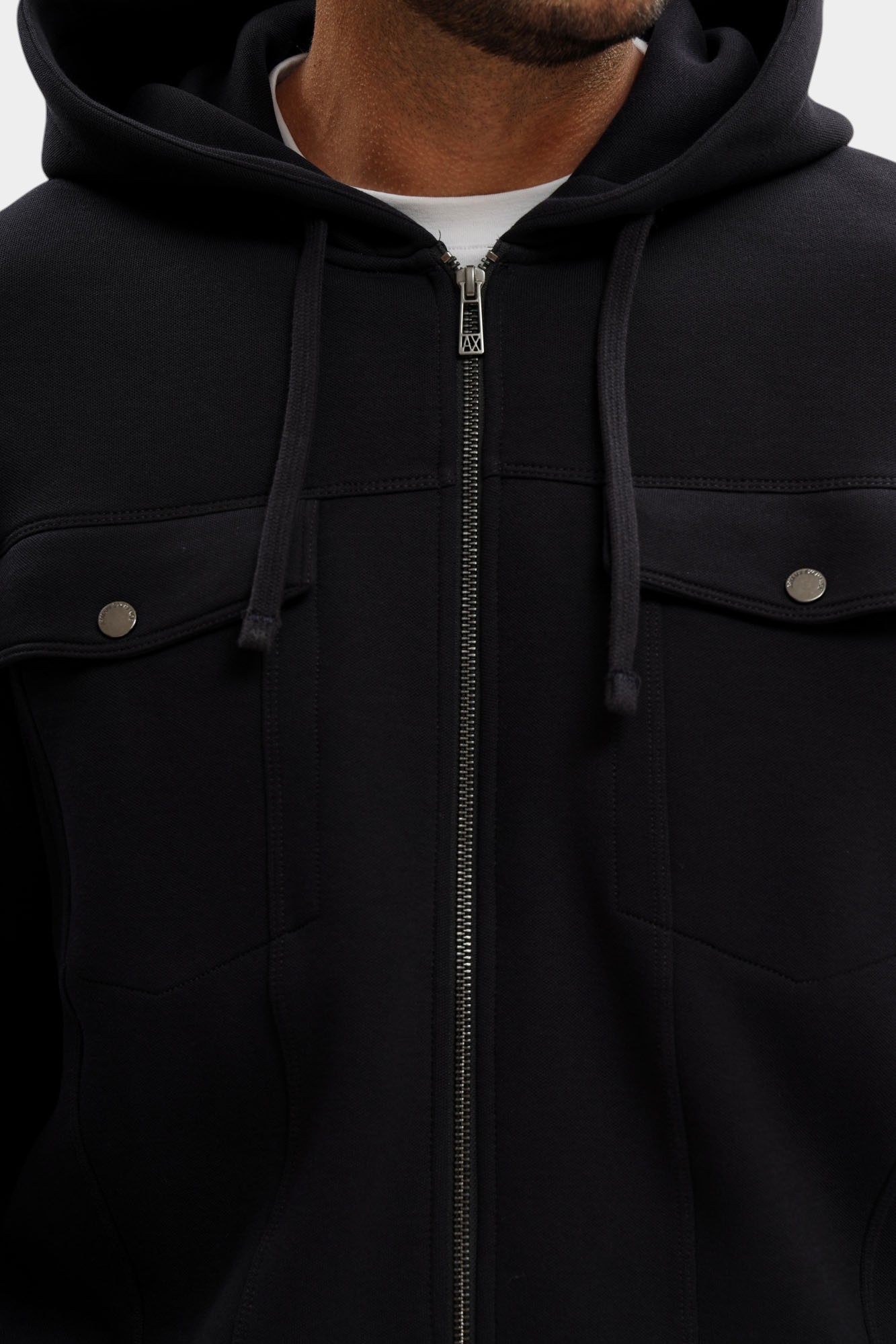 XM000967_AF16222 Толстовка с капюшоном Armani Exchange Синий