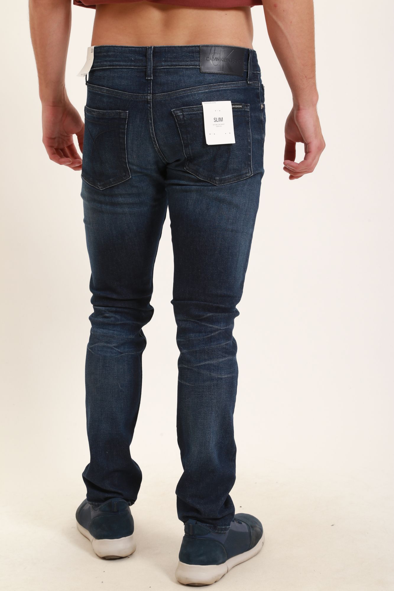 J30J317220_ Джинсы SLIM Calvin Klein Jeans Синий