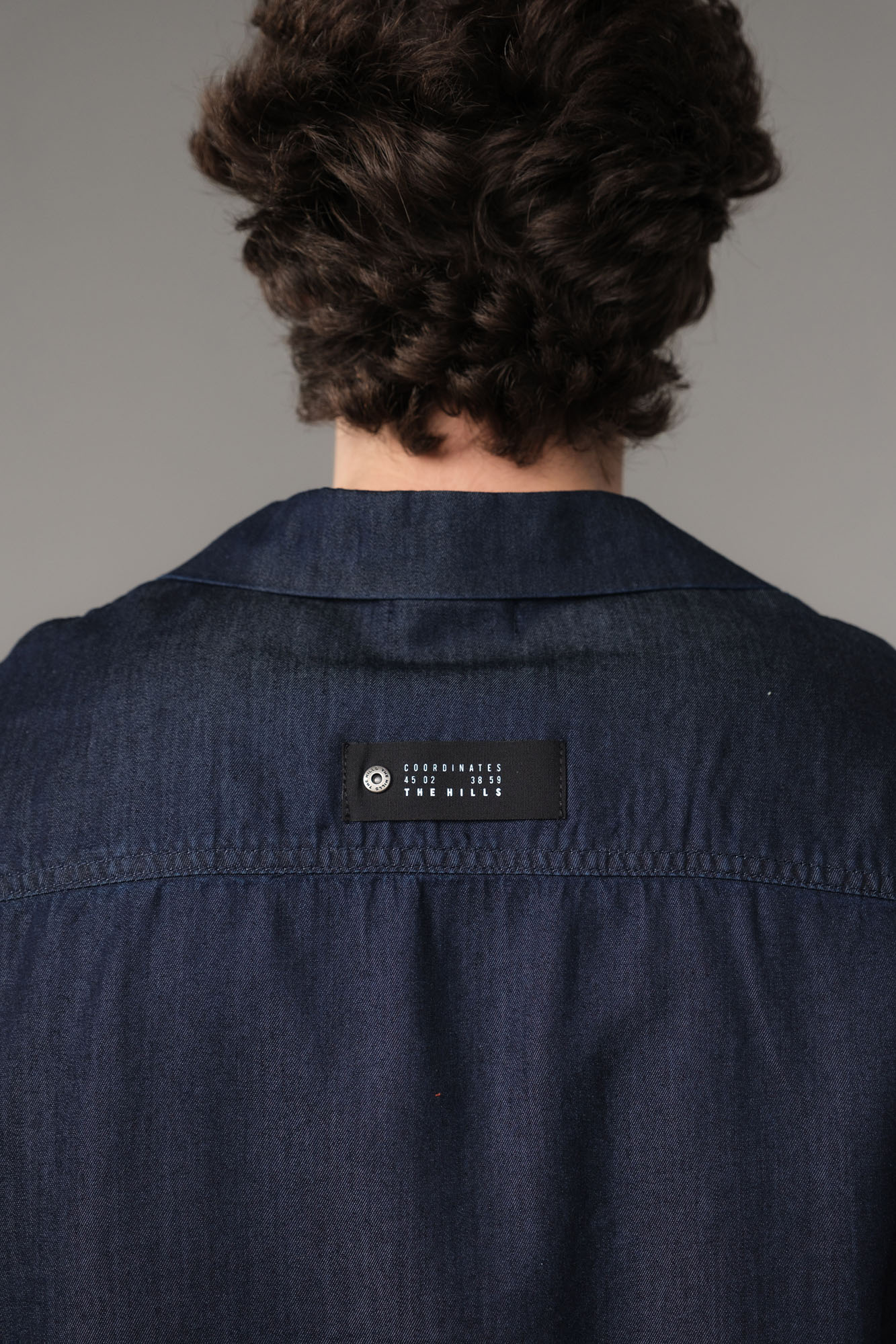 M-251-TK-56-7005 Рубашка джинсовая The Hills Синий