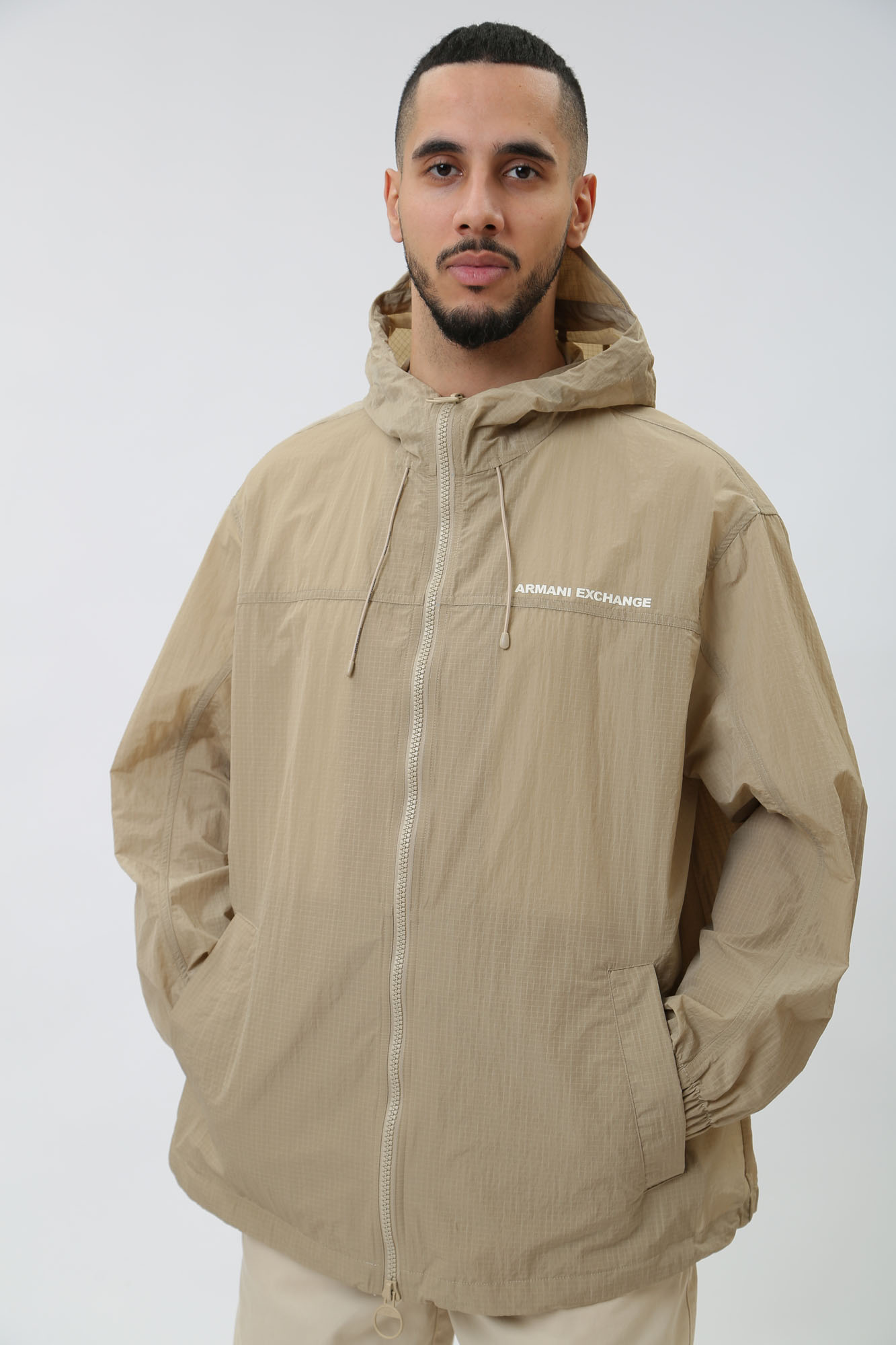 3DZK03_ZN3NZ Ветровка Armani Exchange Бежевый