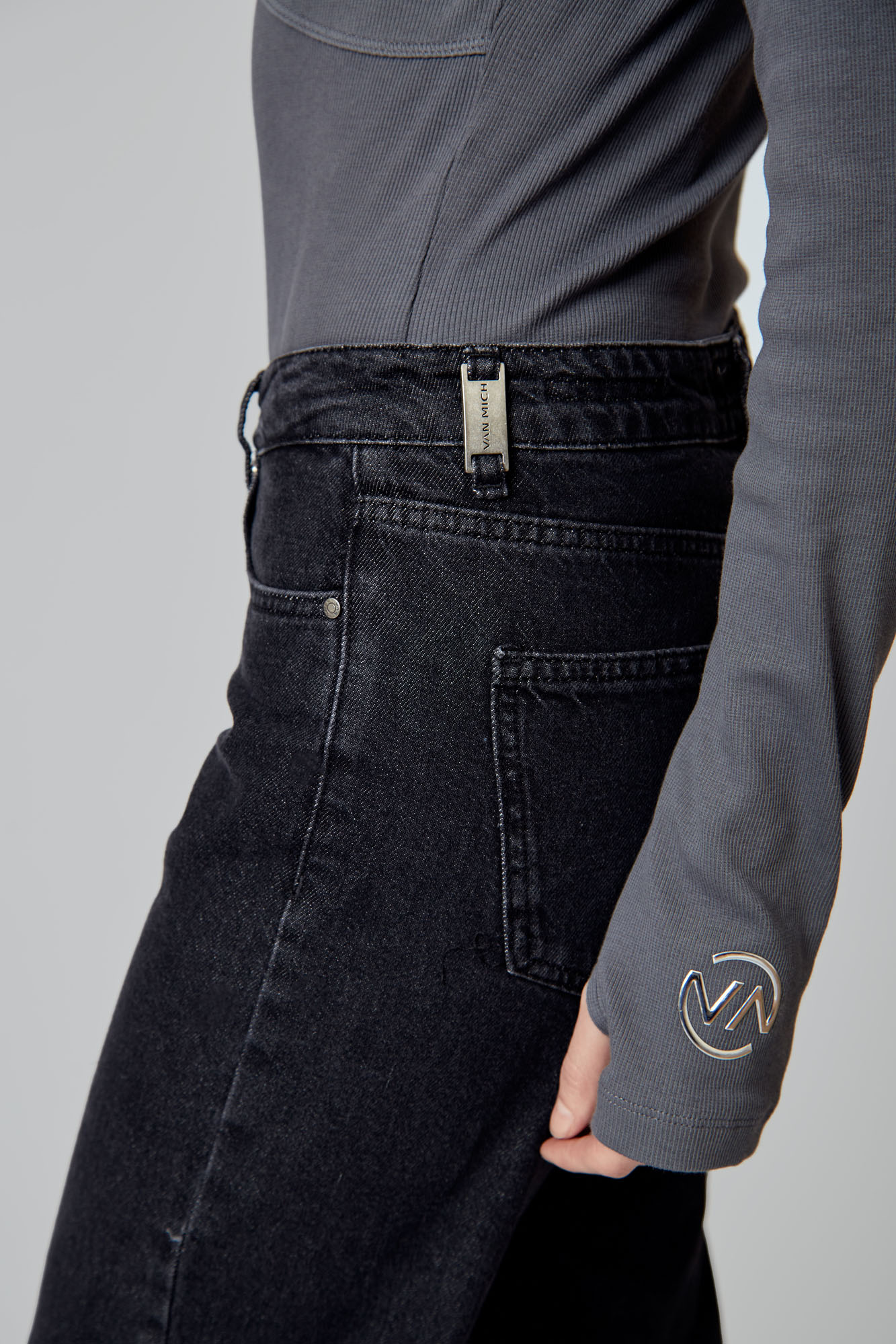 VW-OMA-33-341 брюки джинсовые van mich