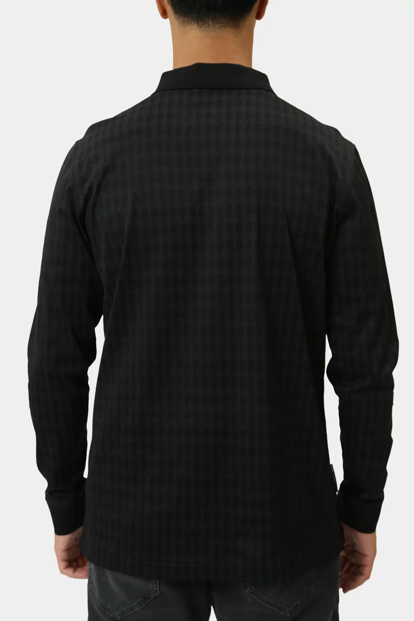 544202_745009 Поло с длинным рукавом Karl Lagerfeld Черный