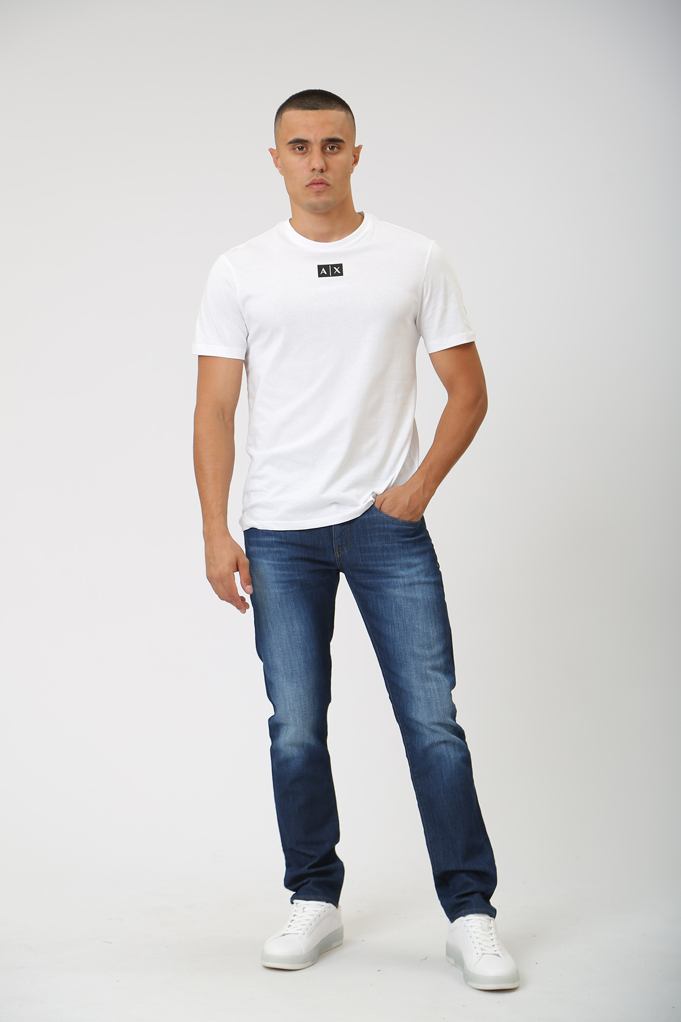 6RZJ13_Z1TTZ Брюки джинсовые Armani Exchange Синий