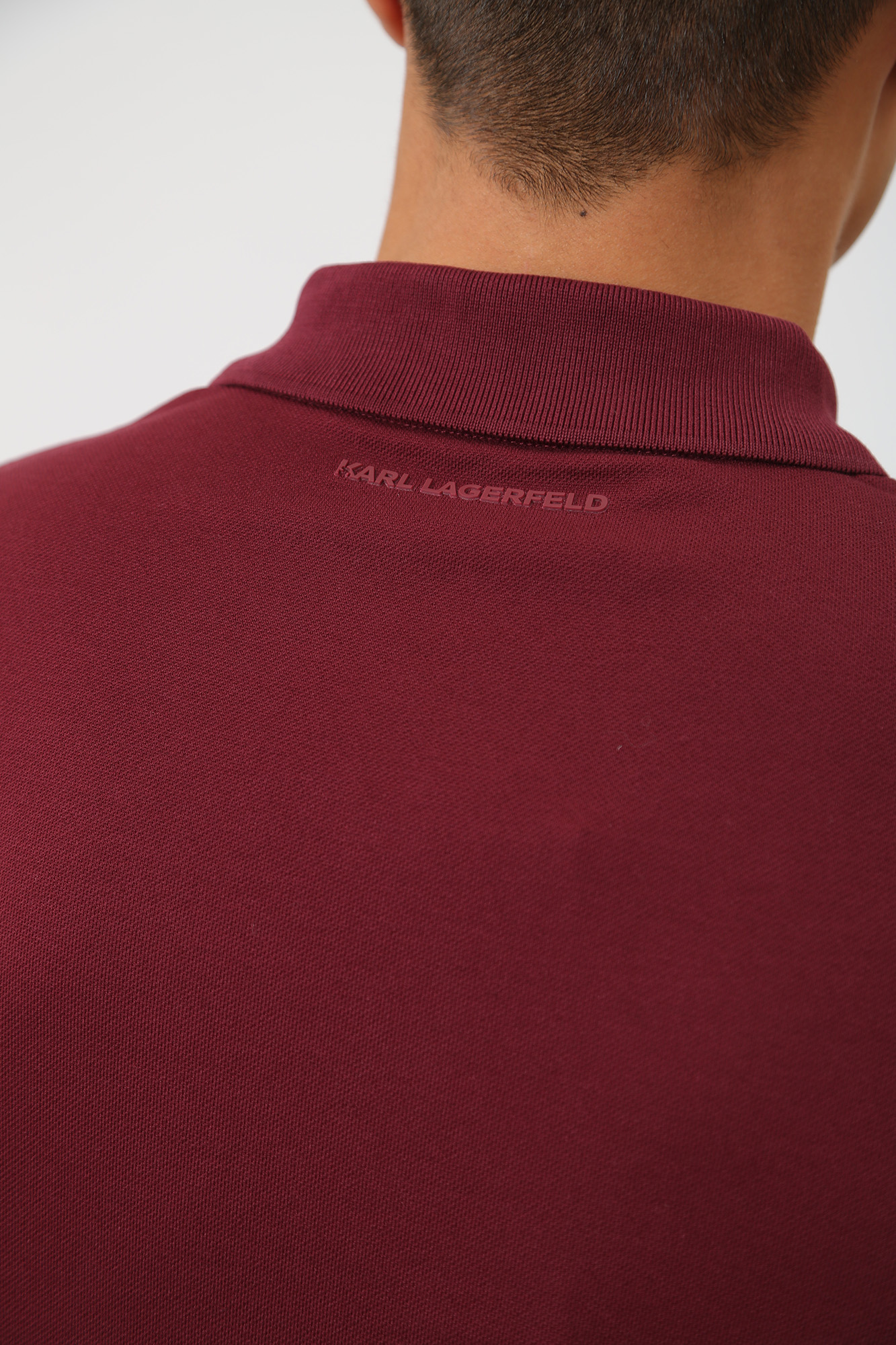 534232_745028 Поло Karl Lagerfeld Бордовый