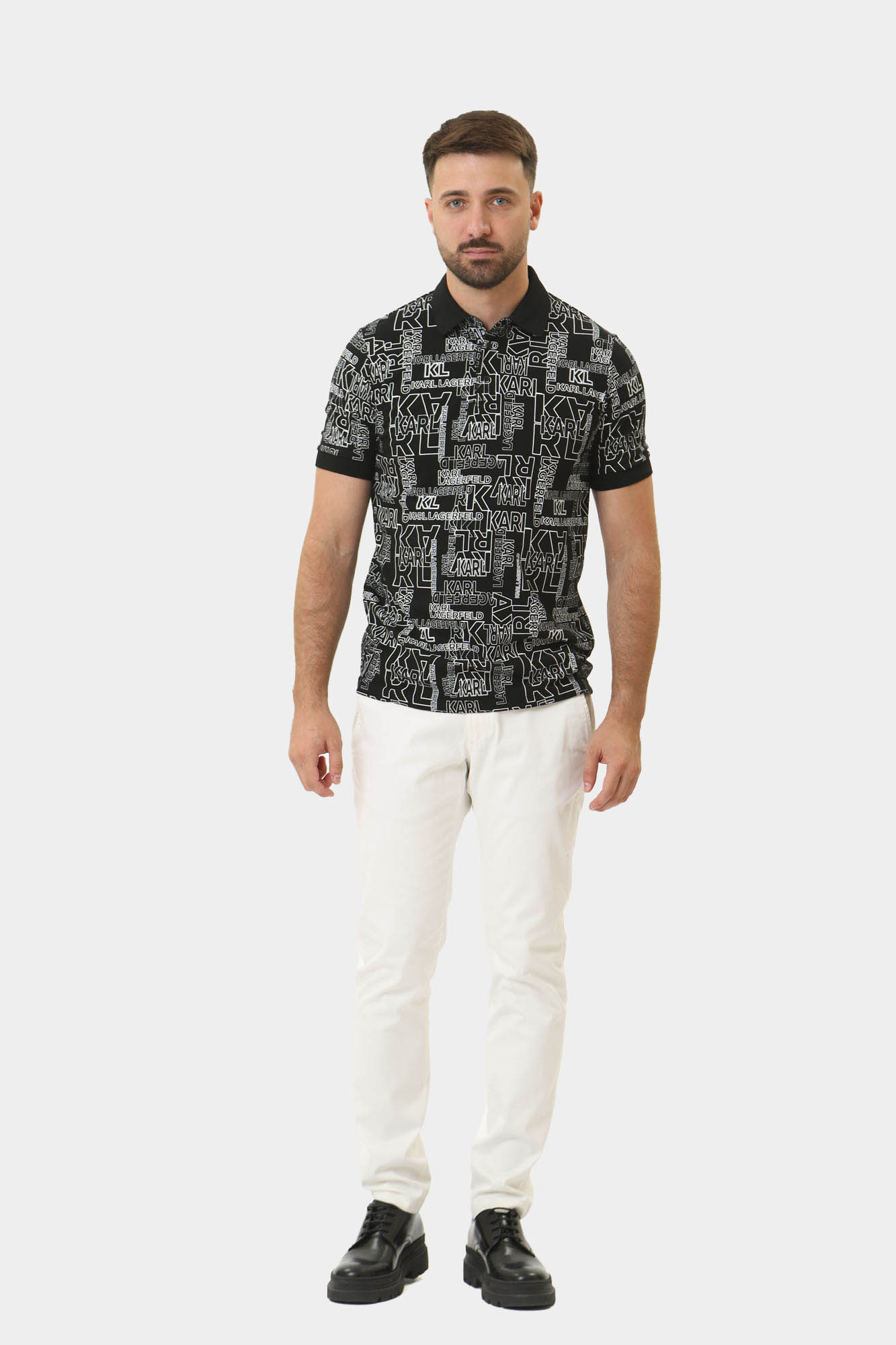 541224_745082 Поло Karl Lagerfeld Черный