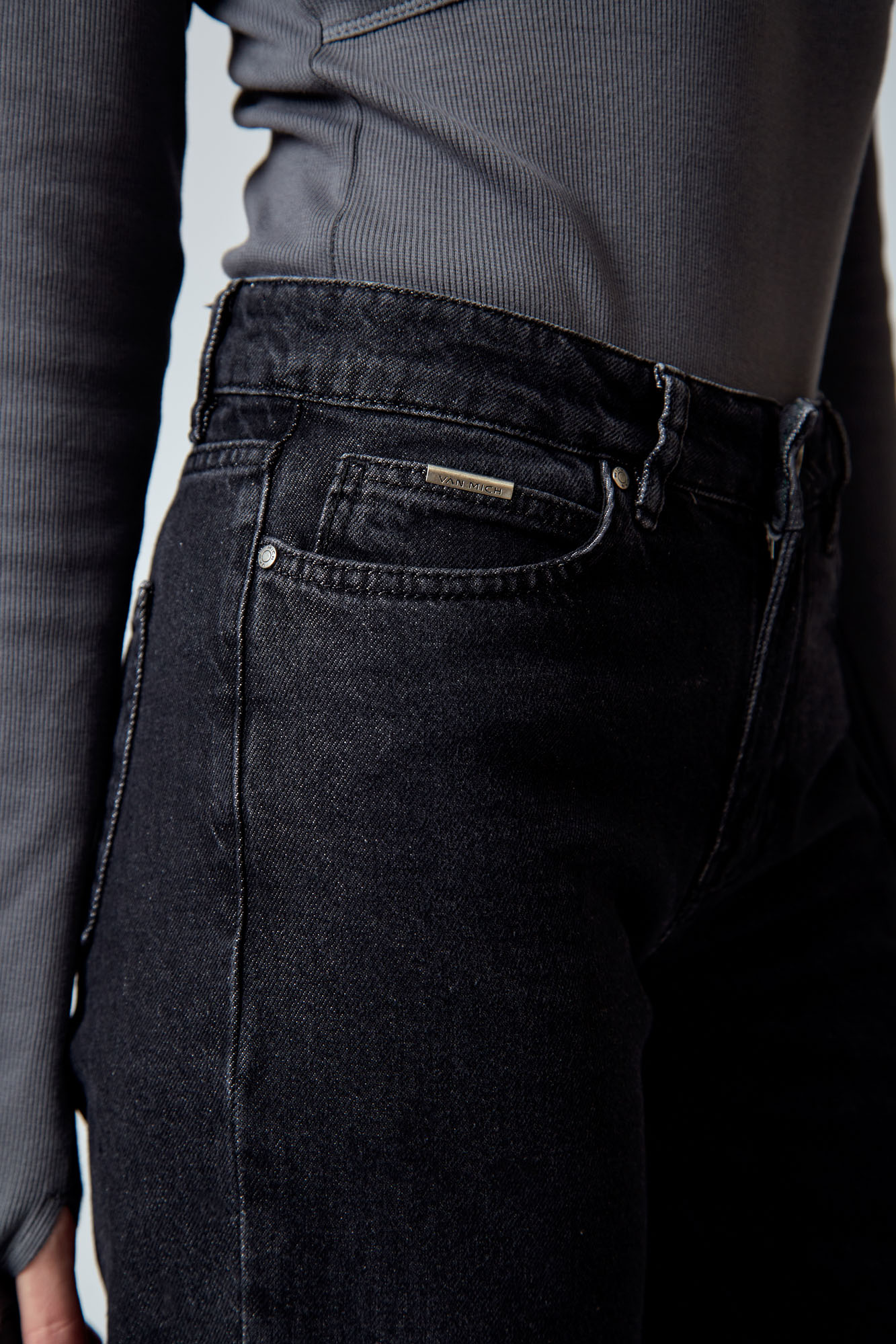 VW-OMA-33-341 брюки джинсовые van mich