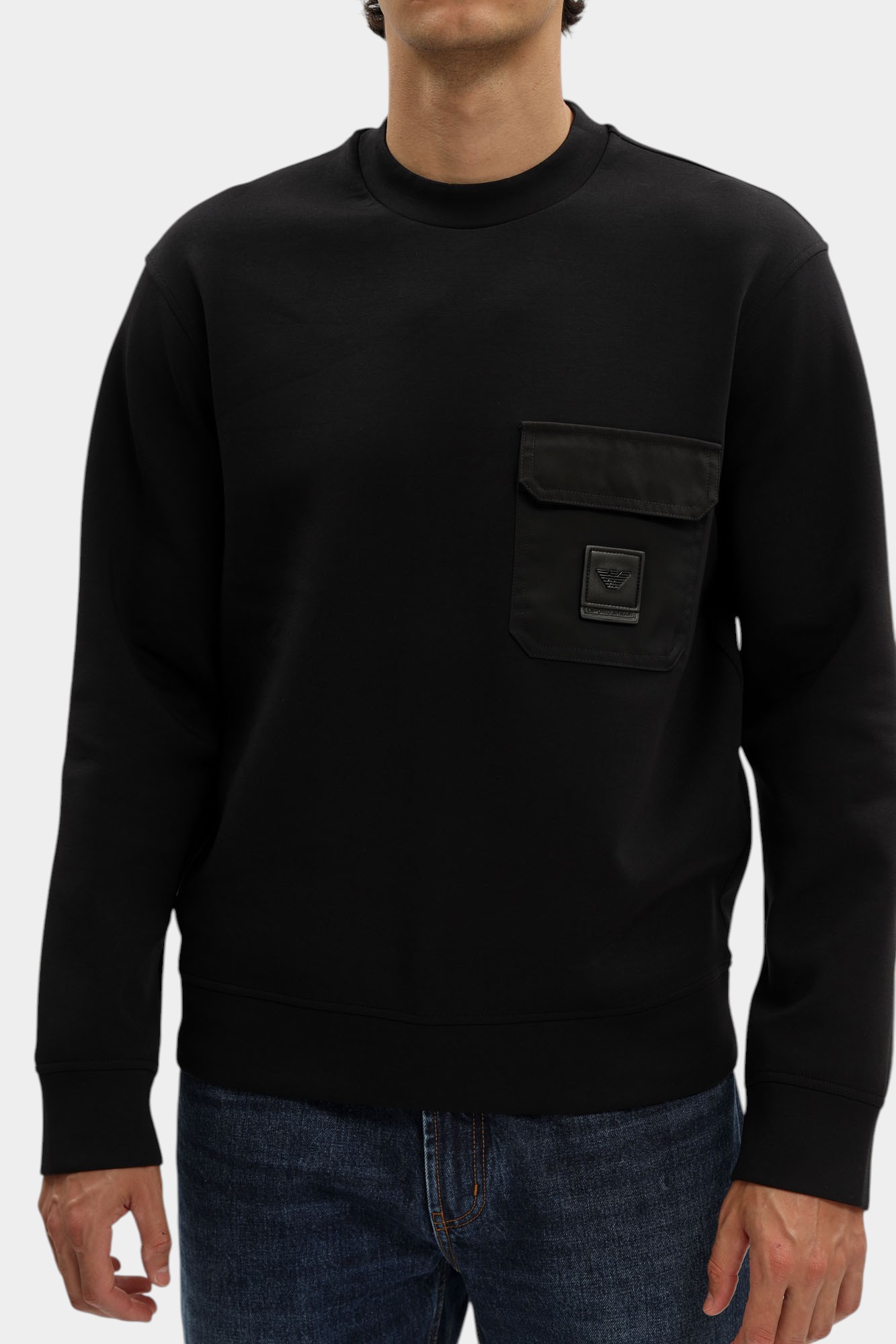 EM002925_ AF10013 Свитшот Emporio Armani Черный