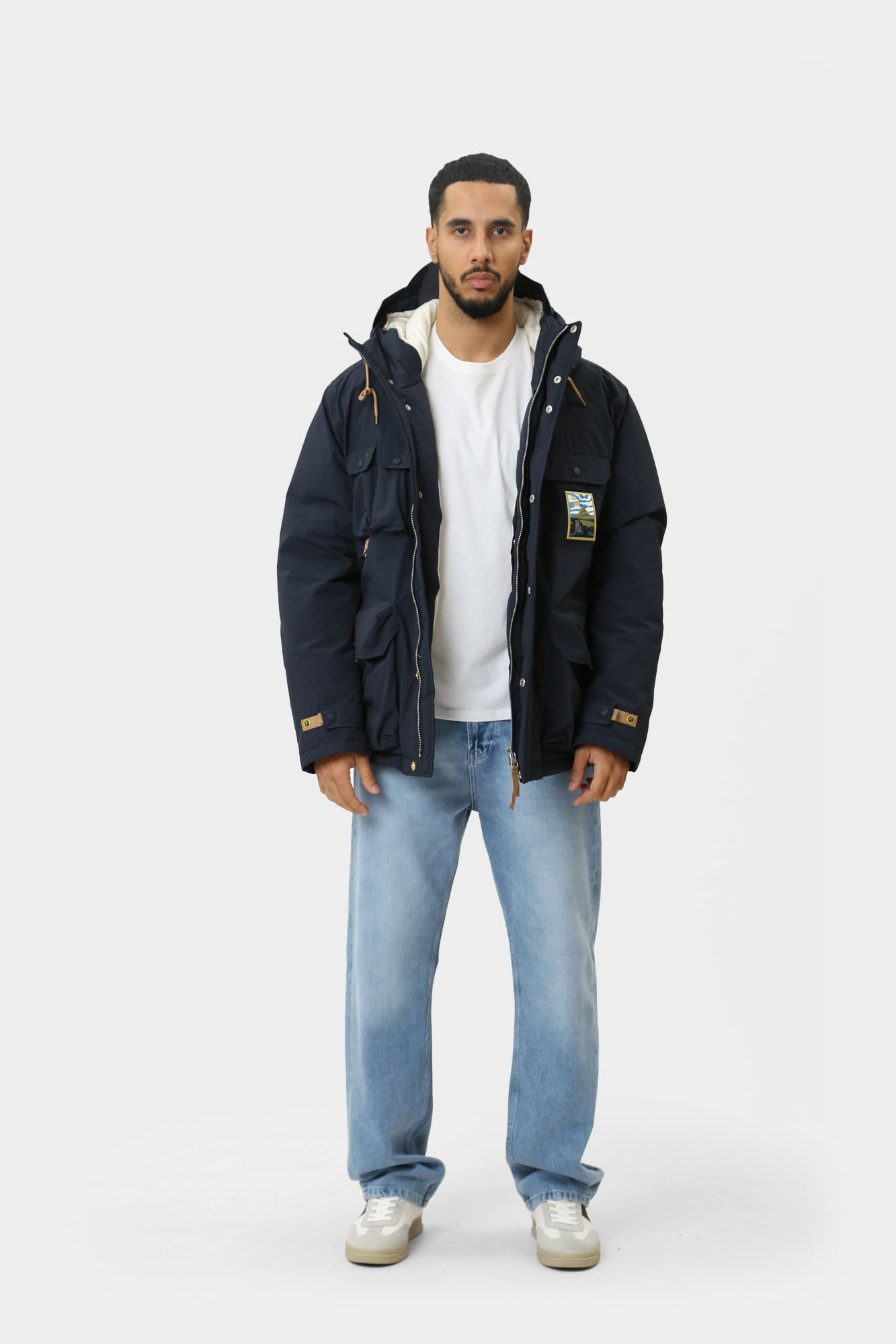 1015606 Куртка-парка Mustang Синий