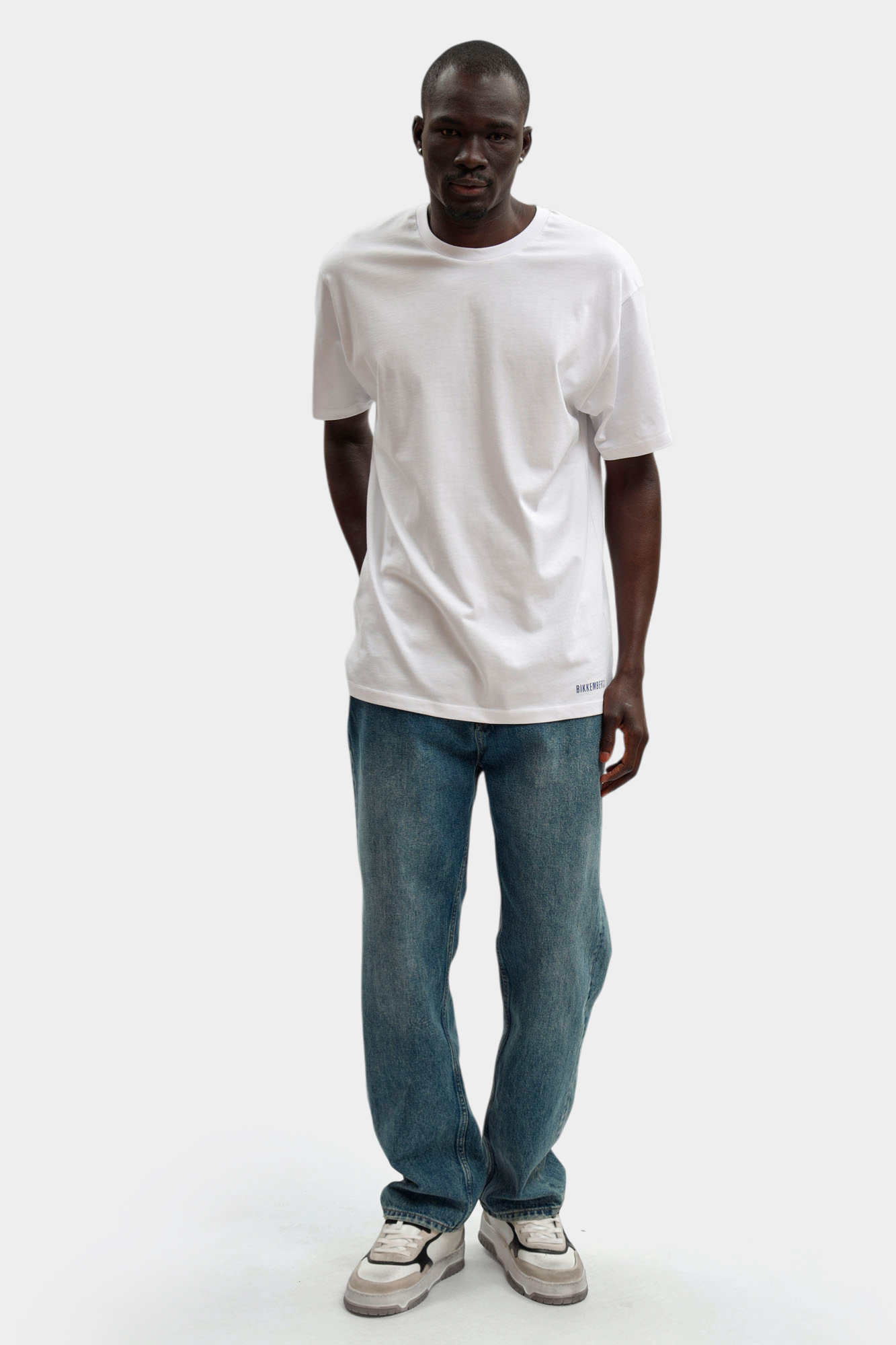 BMT1571 Футболка Bikkembergs Белый